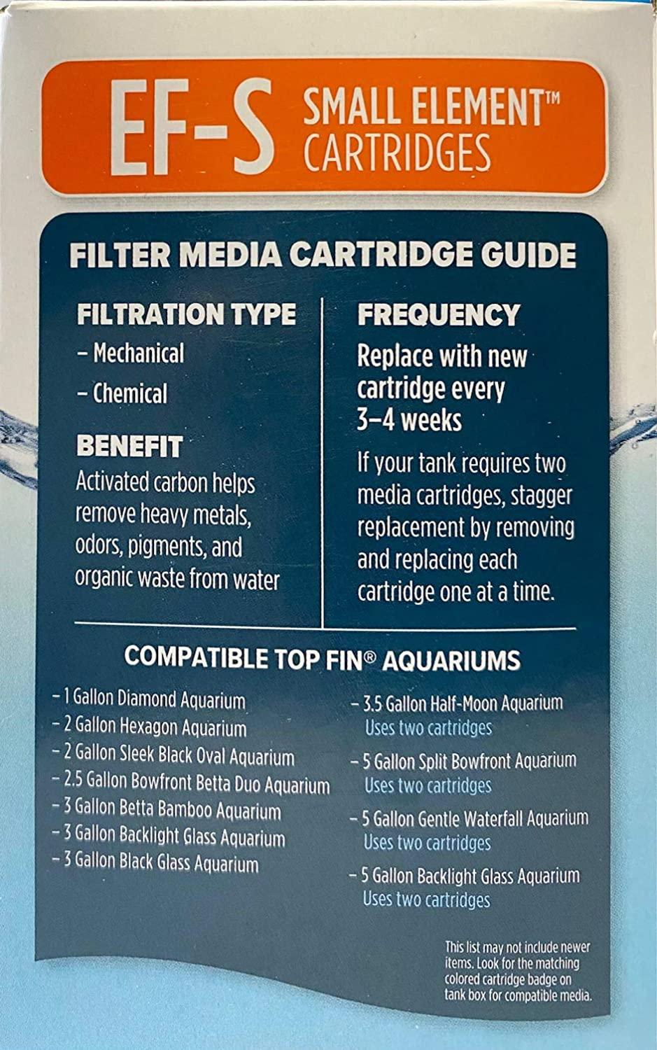 Top Fin EFS Element Aquarium Filter Cartridges 12Pack Best Quality