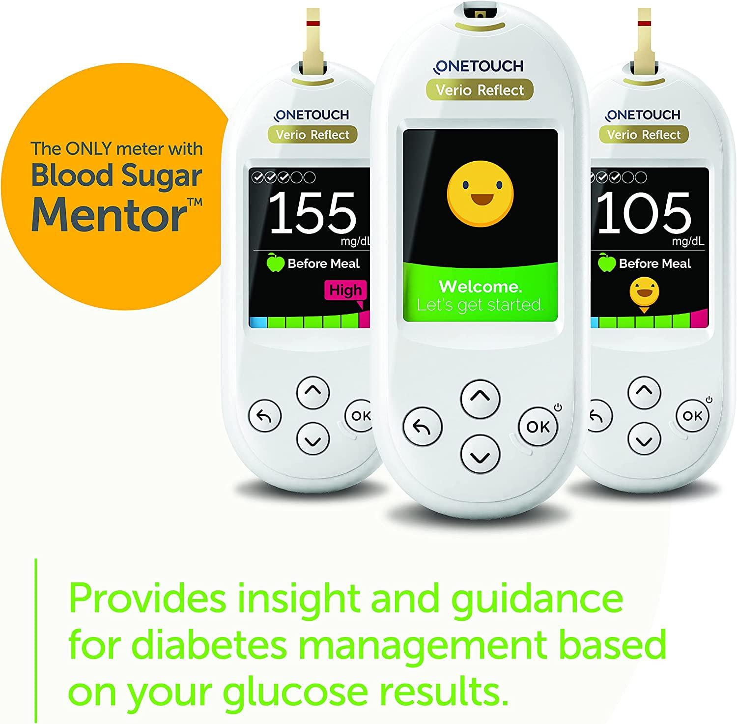 Verio Diabetes Test Strips Value Pack 90 Count For Blood