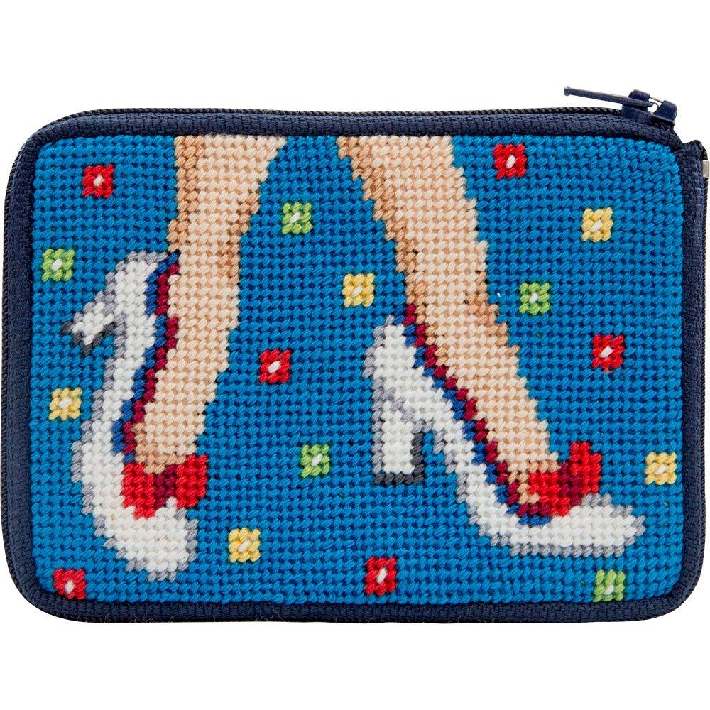 Mod Maggie Needlepoint Coin Purse Kit Stitch & Zip Mod Maggie SZ217