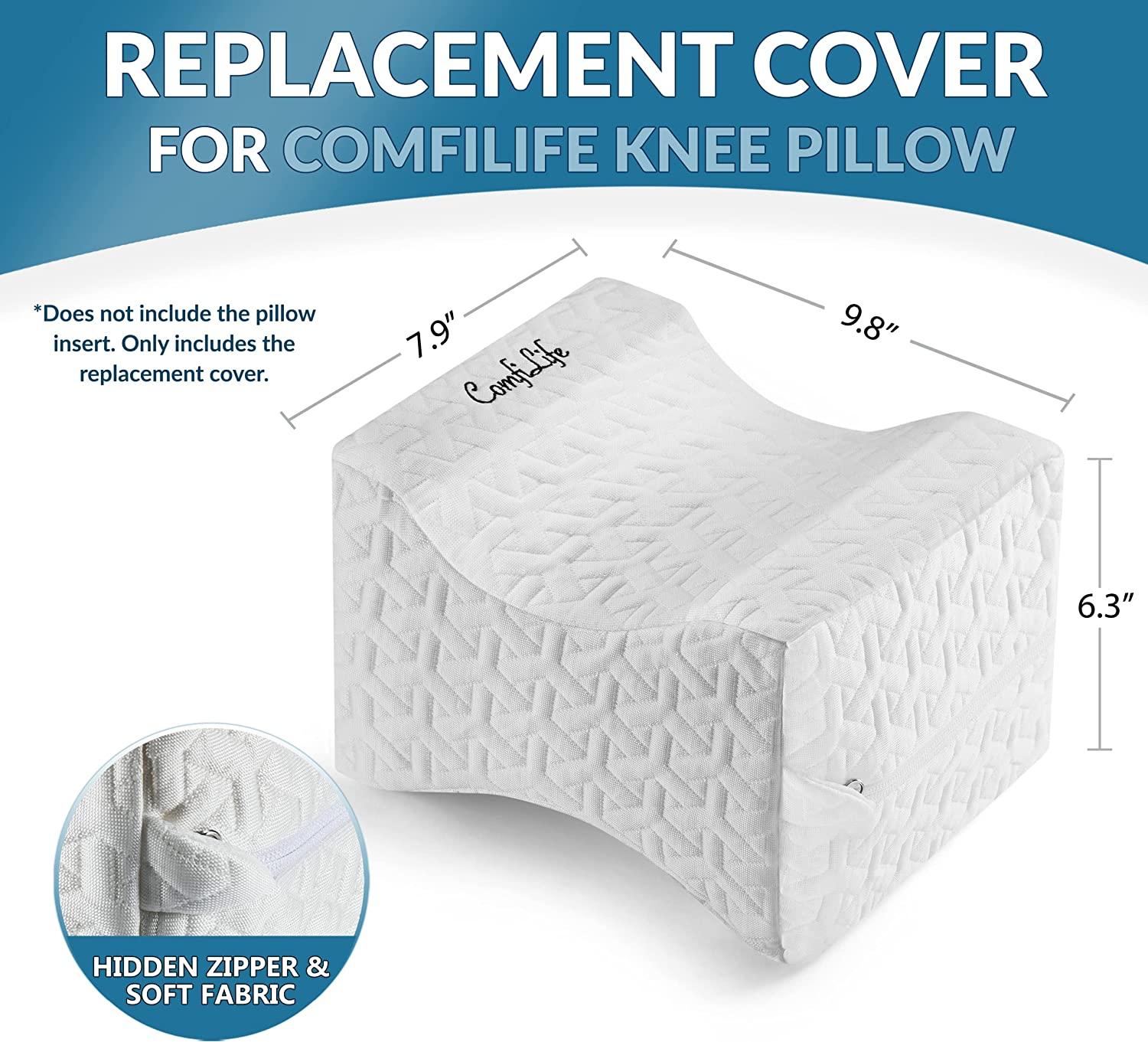 Replacement Cover for ComfiLife Knee Pillow Cooling Fabric 10 x 8 x 6.3