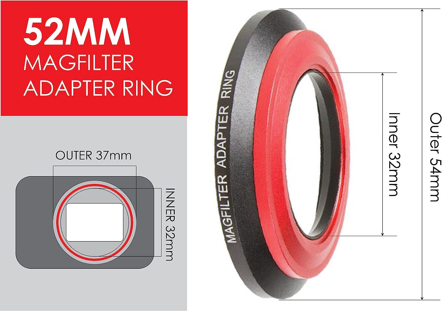 Kamerar MagFilter 52mm Adapter Ring with Carrier Bag for Sony
