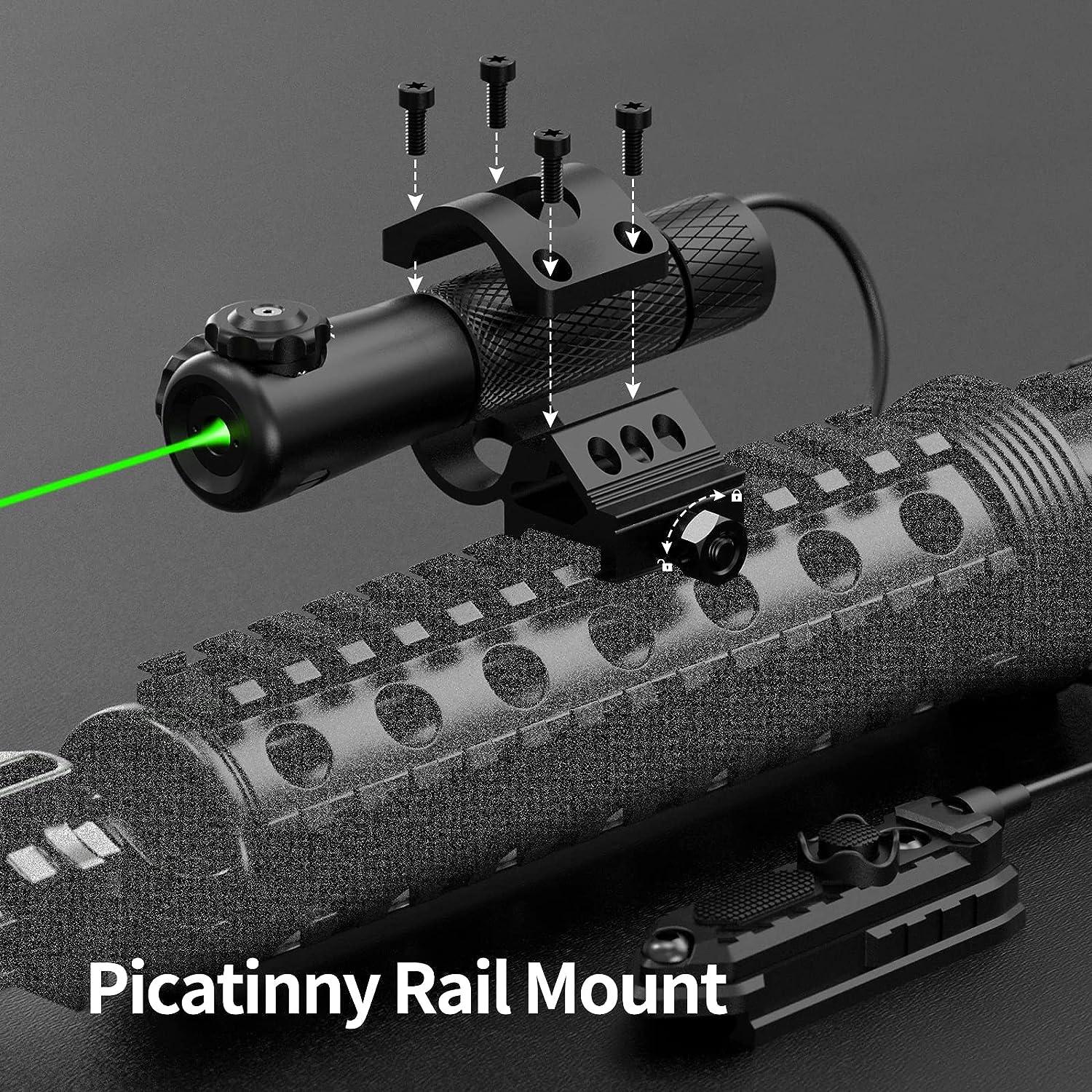 GL35 Green Laser Sight with Picatinny Mount and Pressure Switch Rifle