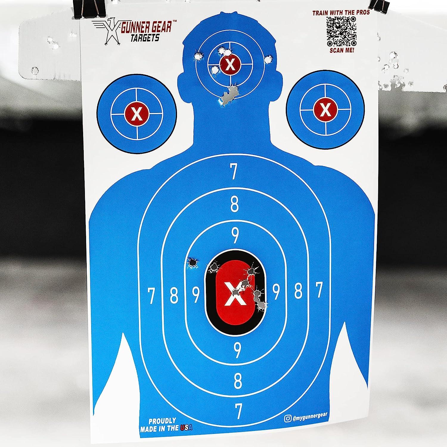 18x12 Inch Made in USA Shooting Targets for Pistol Shooting Highly