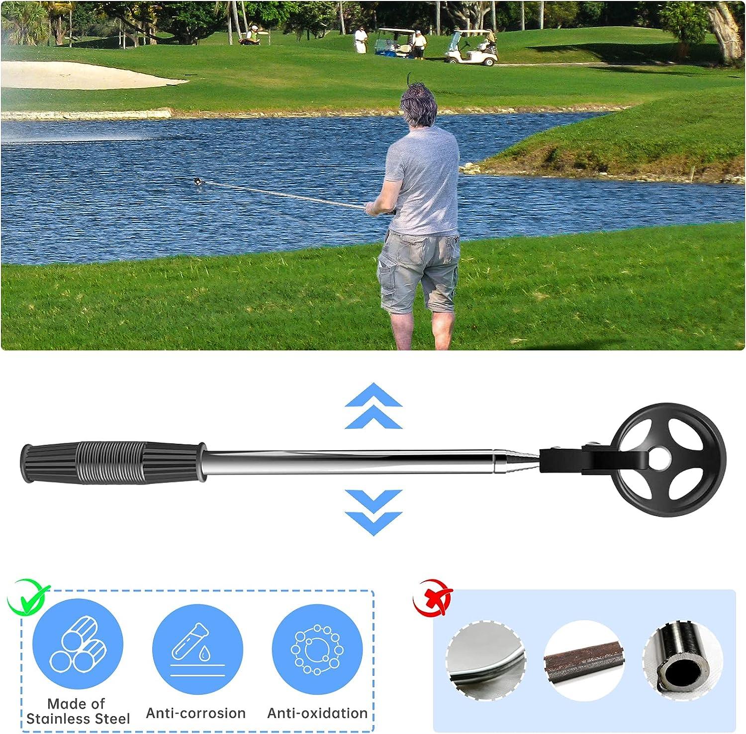 Golf Ball Retriever for Water Telescopic, MG Stainless Ball Retriever