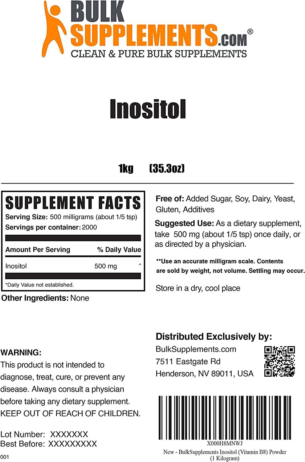 Inositol Powder Vitamin B8 Powder Pure Inositol