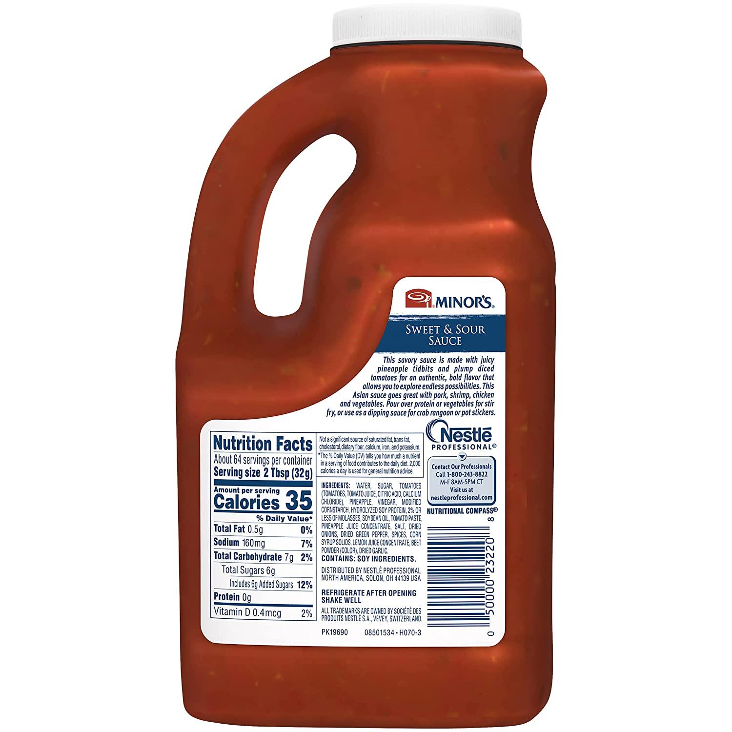 Minor's Sweet and Sour Sauce and Marinade Authentic Asian Flavor with