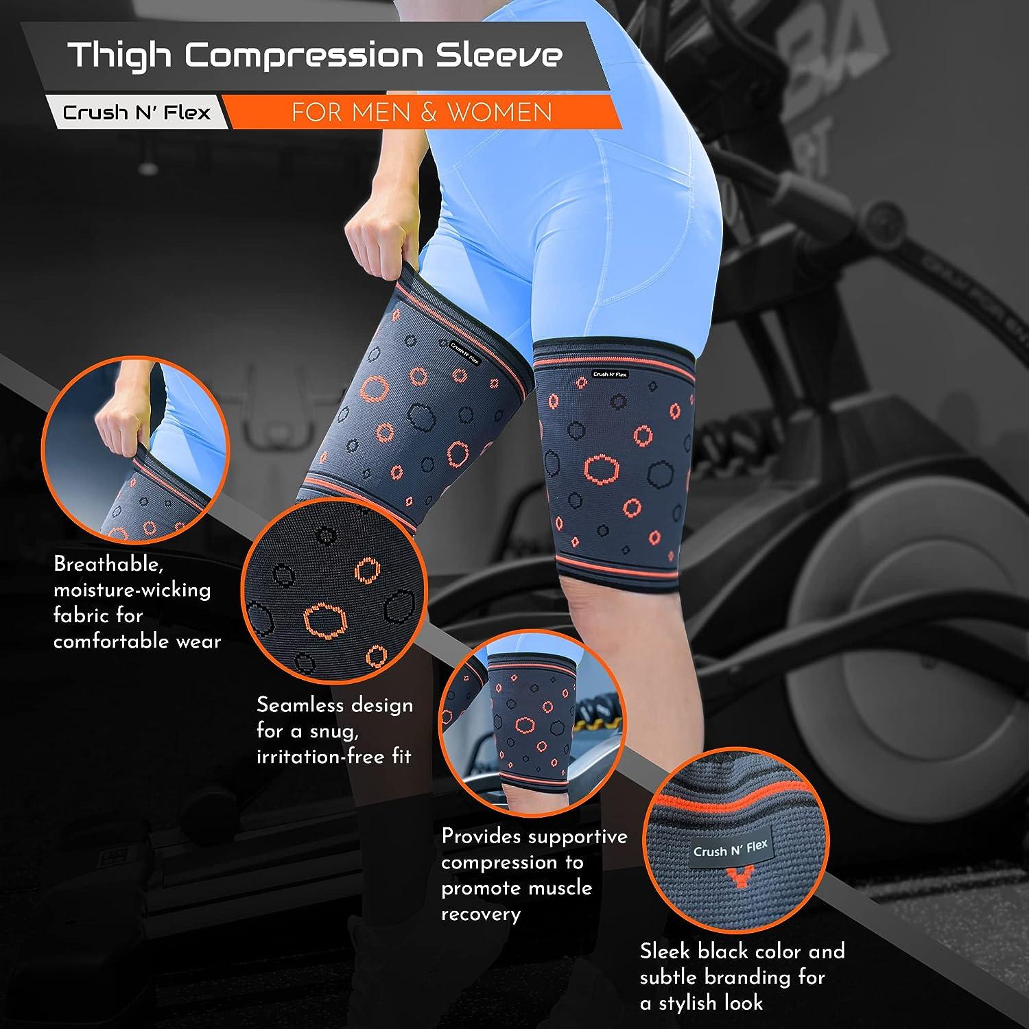 CrushN'Flex Thigh Compression Sleeves (Pair) Thigh Support