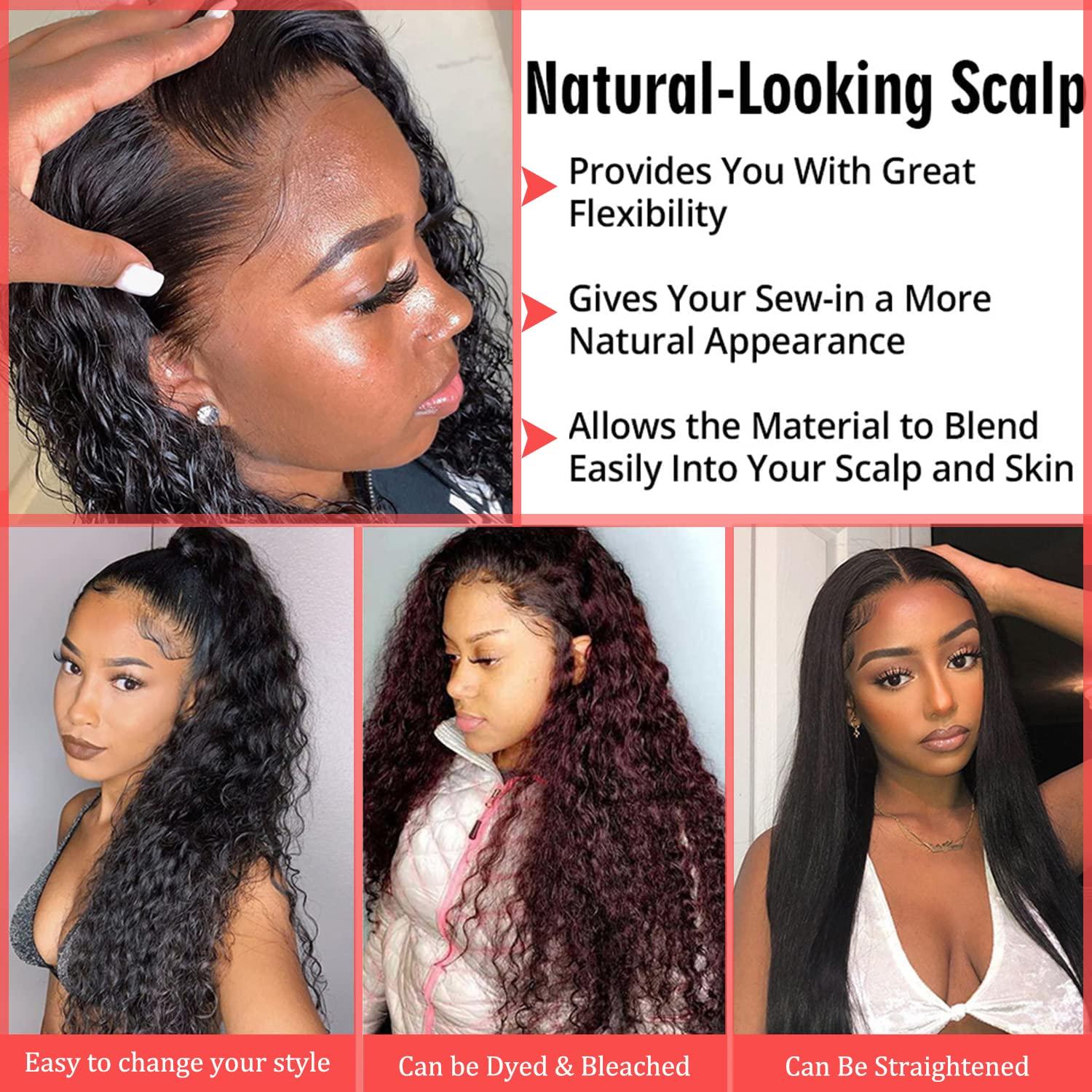 Meidisi Lace Front Wigs Human Hair Pre Plucked 13X4 Water Wave Lace Frontal  Wigs with Baby Hair 150% Density Brazilian Virgin Wet and Wavy Human Hair  Wigs for Black Women Natural Black
