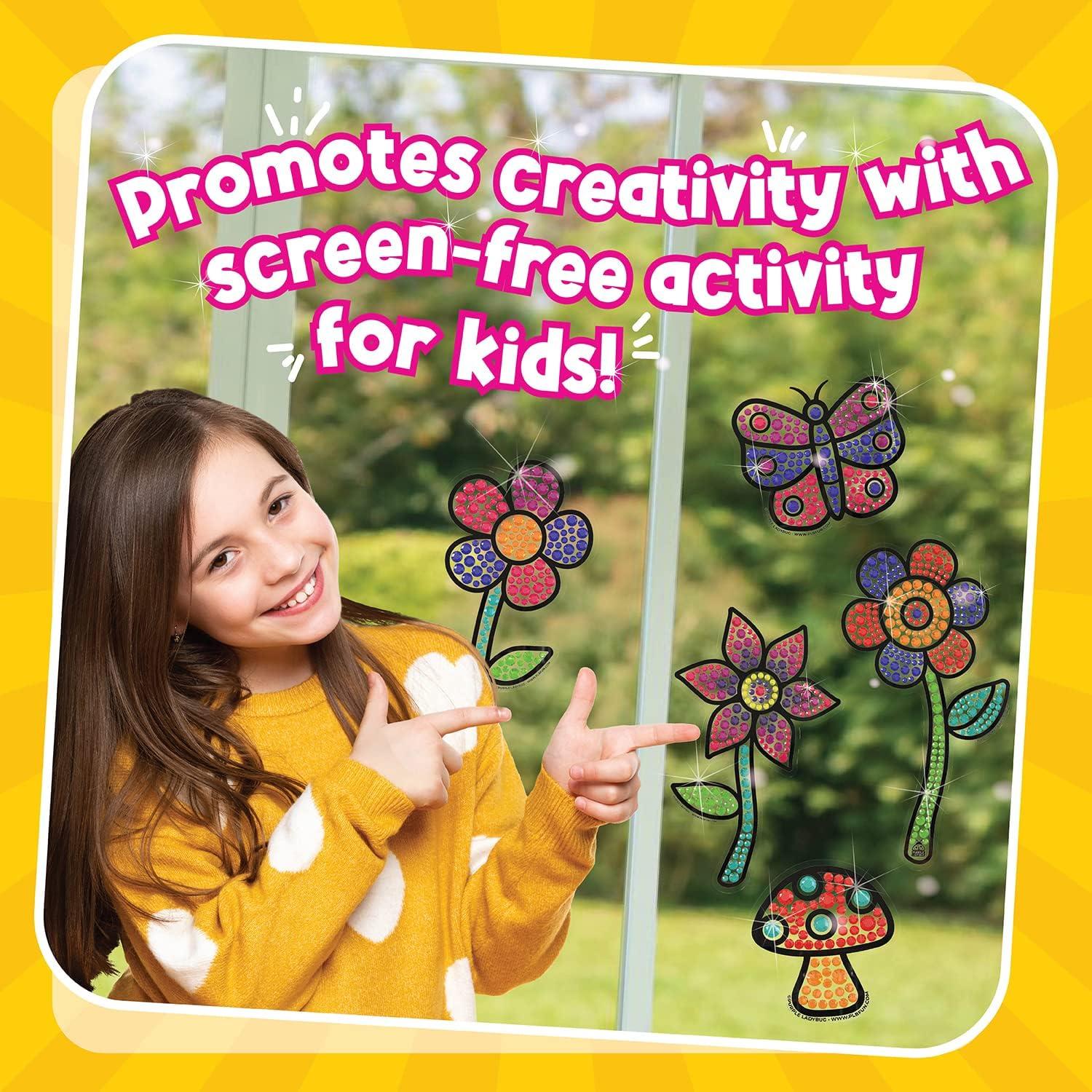 Arts and Crafts for Kids Ages 8-12 & 6-8, Window Suncatcher Diamond Painting  Kits by Numbers for Girl Ages 7 9 11 Year Old Gem Art for Kids Ages 9-12  Birthday Gift
