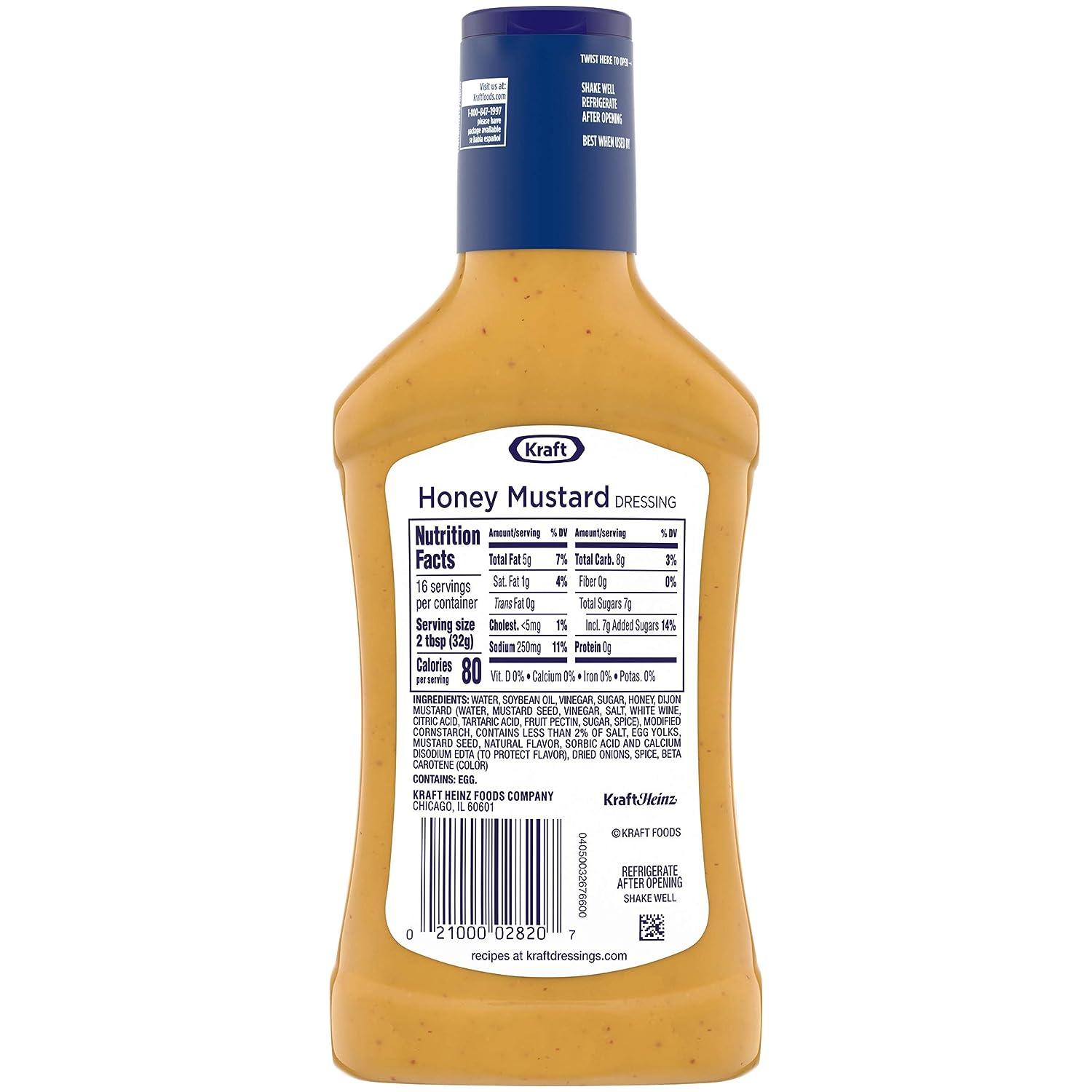 Kraft Honey Mustard Salad Dressing 16 fl oz Bottles 6 Pack Shop Now
