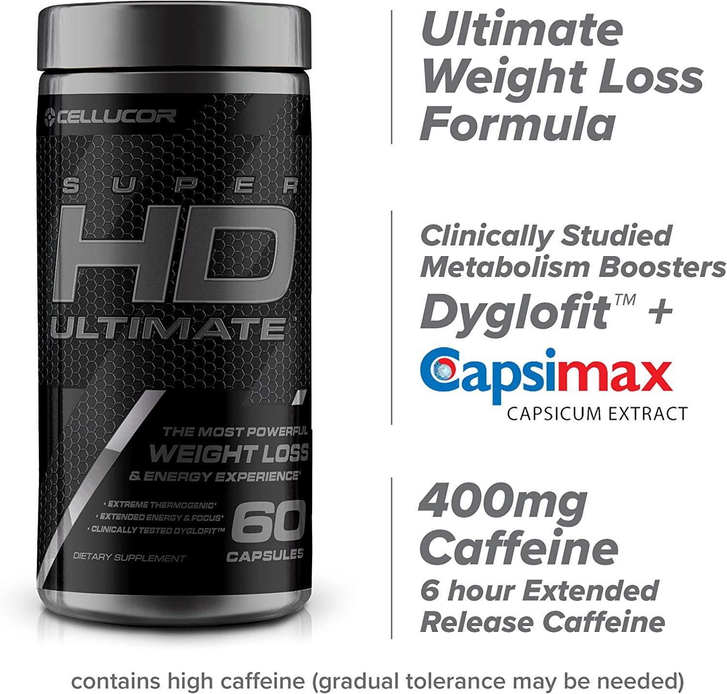 Cellucor Super HD Ultimate Thermogenic Fat Burner & Weight Loss