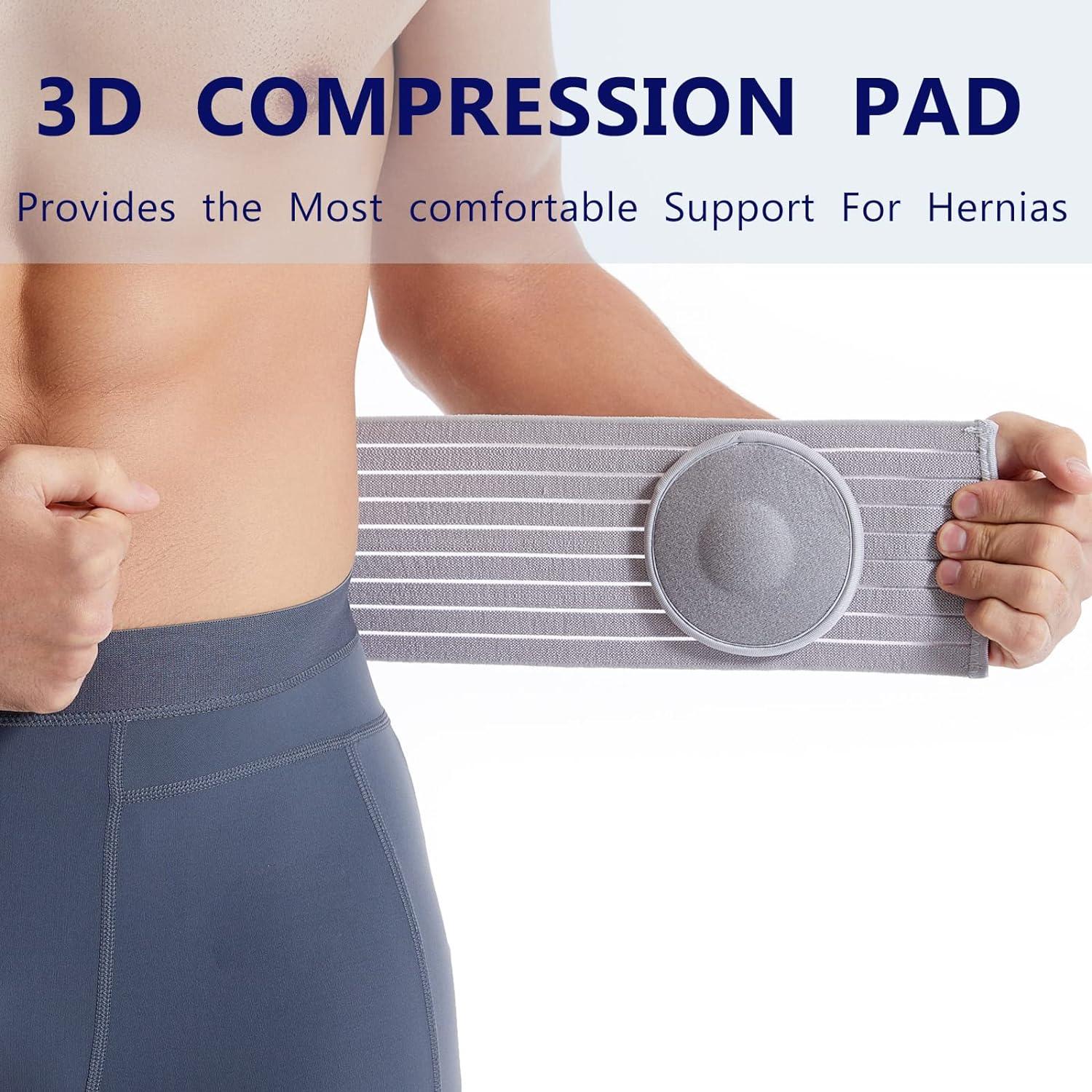 Umbilical Hernia Belt for Men and Women Abdominal Support Binder with