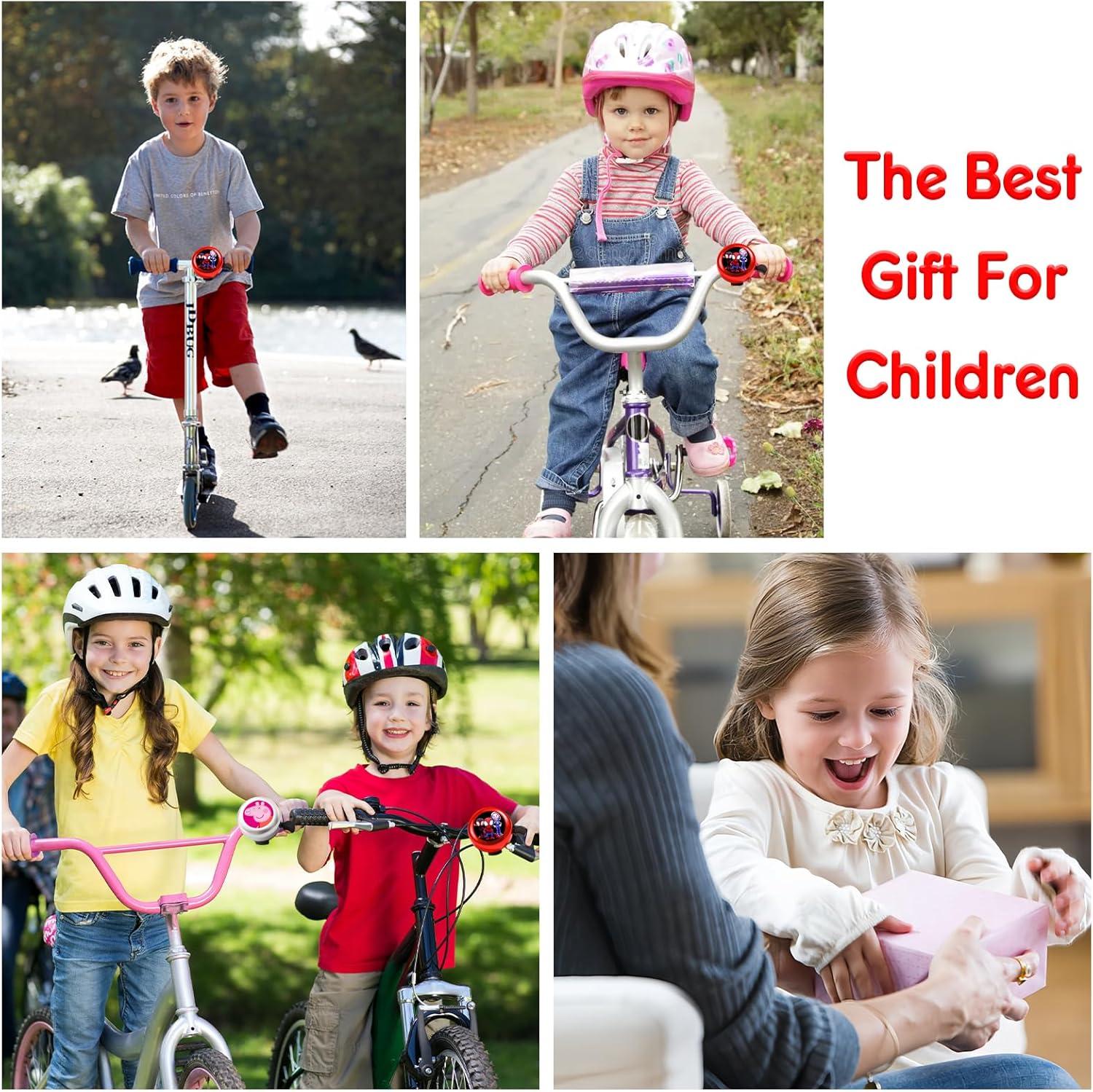 Buy Colorful Children's Bicycle Bells Loud Cartoon Bike