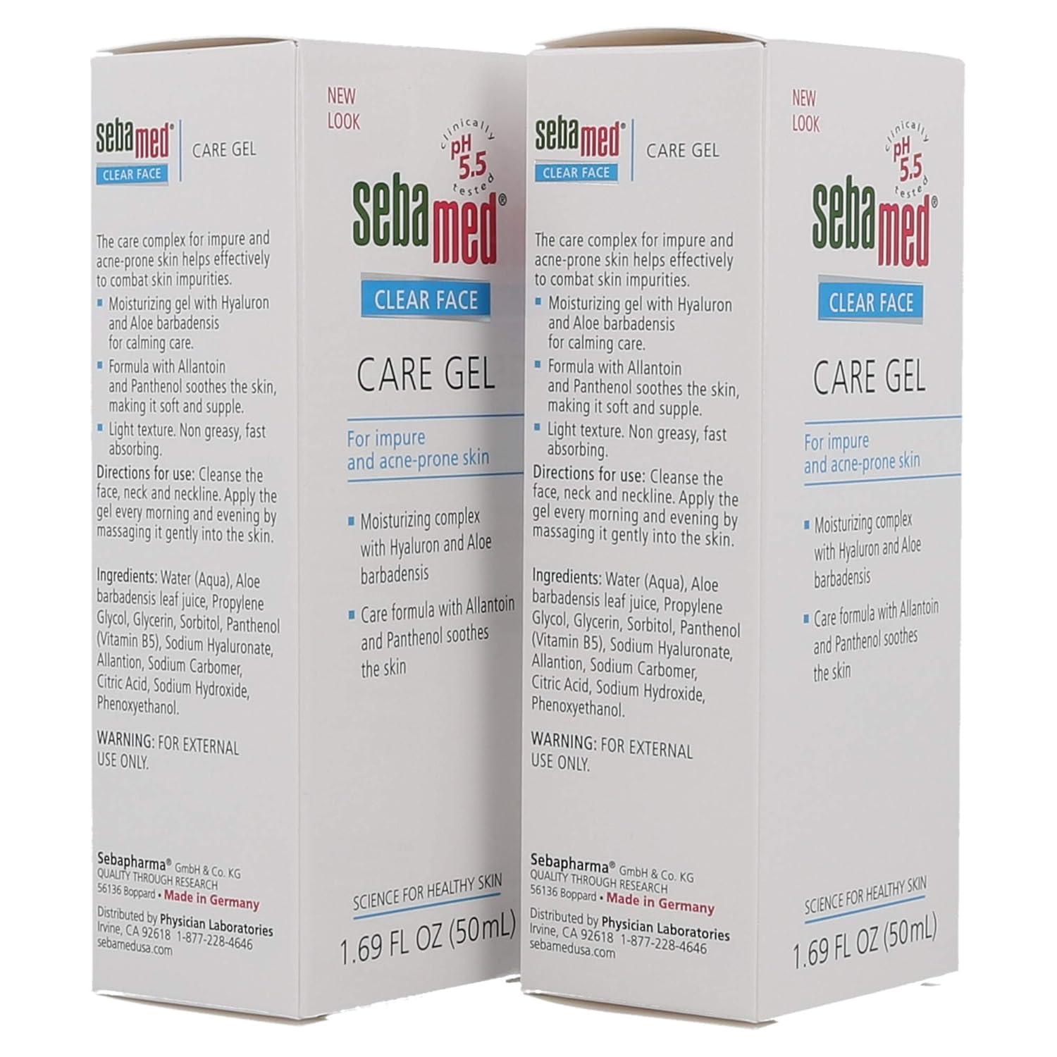 Sebamed Clear Face Care Gel (50mL) - Aloe Vera & Hyaluronic Acid for Acne  Prone Skin - Set of 2 - Made in Germany - International Shipping Available  | Buy Now with Express International Delivery | GoSupps.com