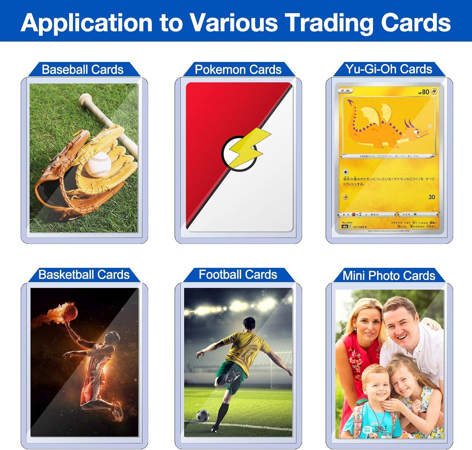 Sooez 35PT Toploader Card Protectors (32 Count) - Hard Plastic Sleeves for Trading Cards and Collectibles | Buy Now with Express International Delivery | GoSupps.com Sooez 35PT Toploader Card Protectors (32 Count) - Hard Plastic Sleeves for Trading Cards and Collectibles | Buy Now with Express International Delivery | GoSupps.com