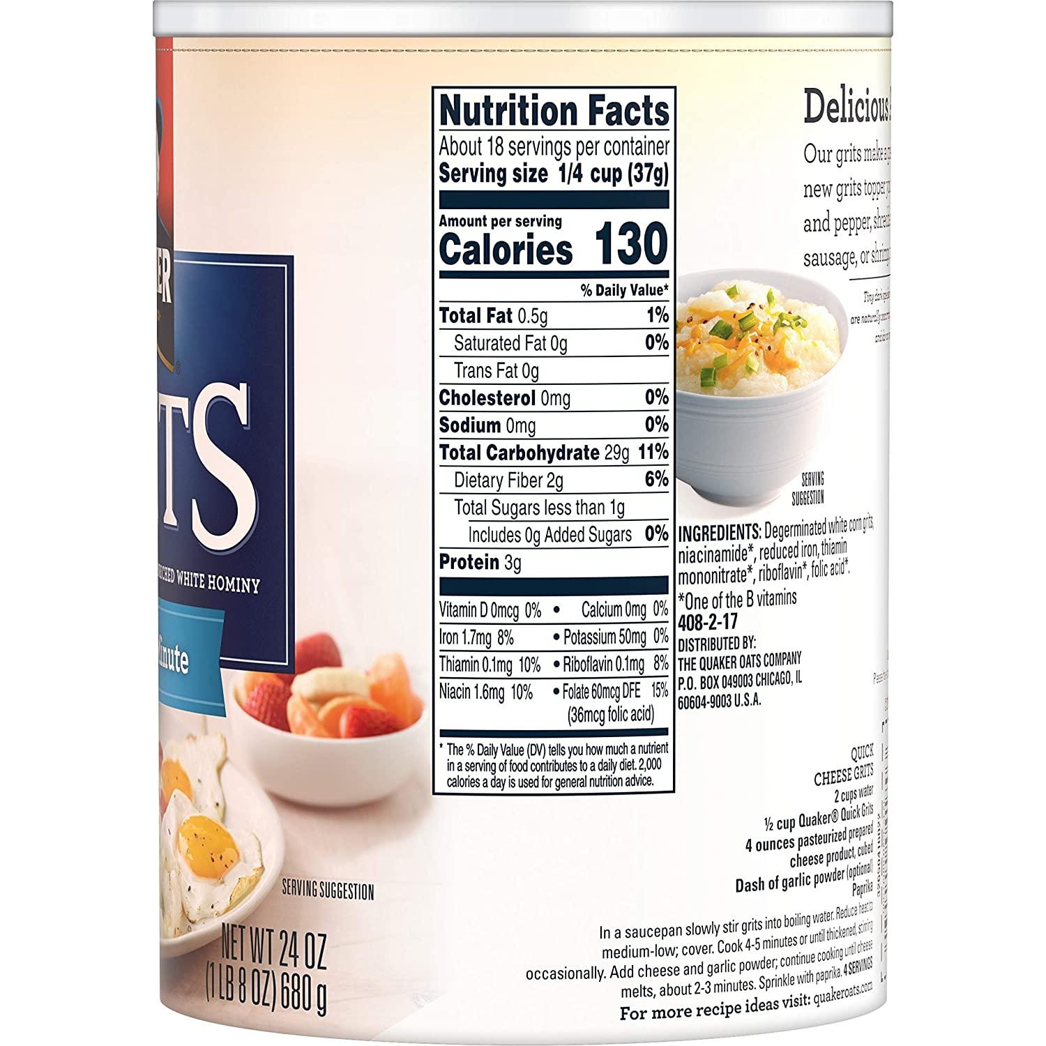 Quaker 5Minute Grits, 24 oz
