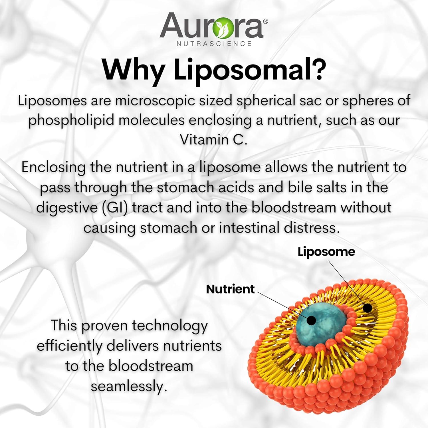 Aurora Nutrascience Mega-Pack+ Liposomal Glutathione 750mg/ Serving 30  Single-Serve Liquid Packets. NPN 80124154 | Buy Now with Express  International Delivery