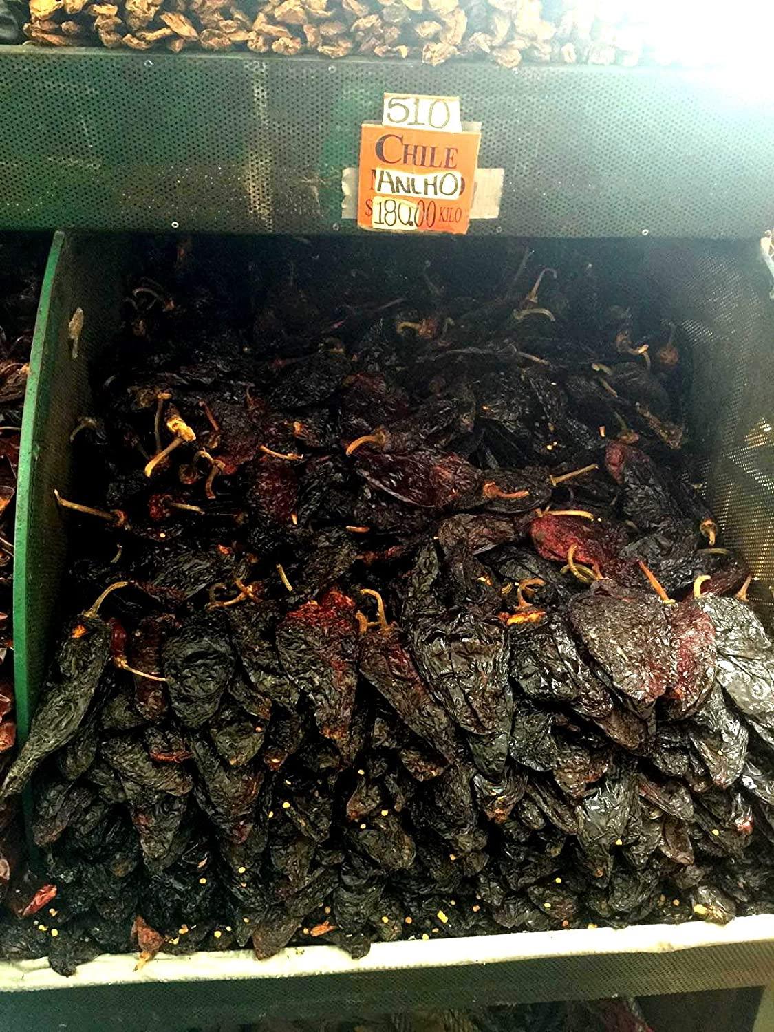 Dried Ancho Chiles Peppers El Molcajete Brand 16 oz Bag Mexican Recipes