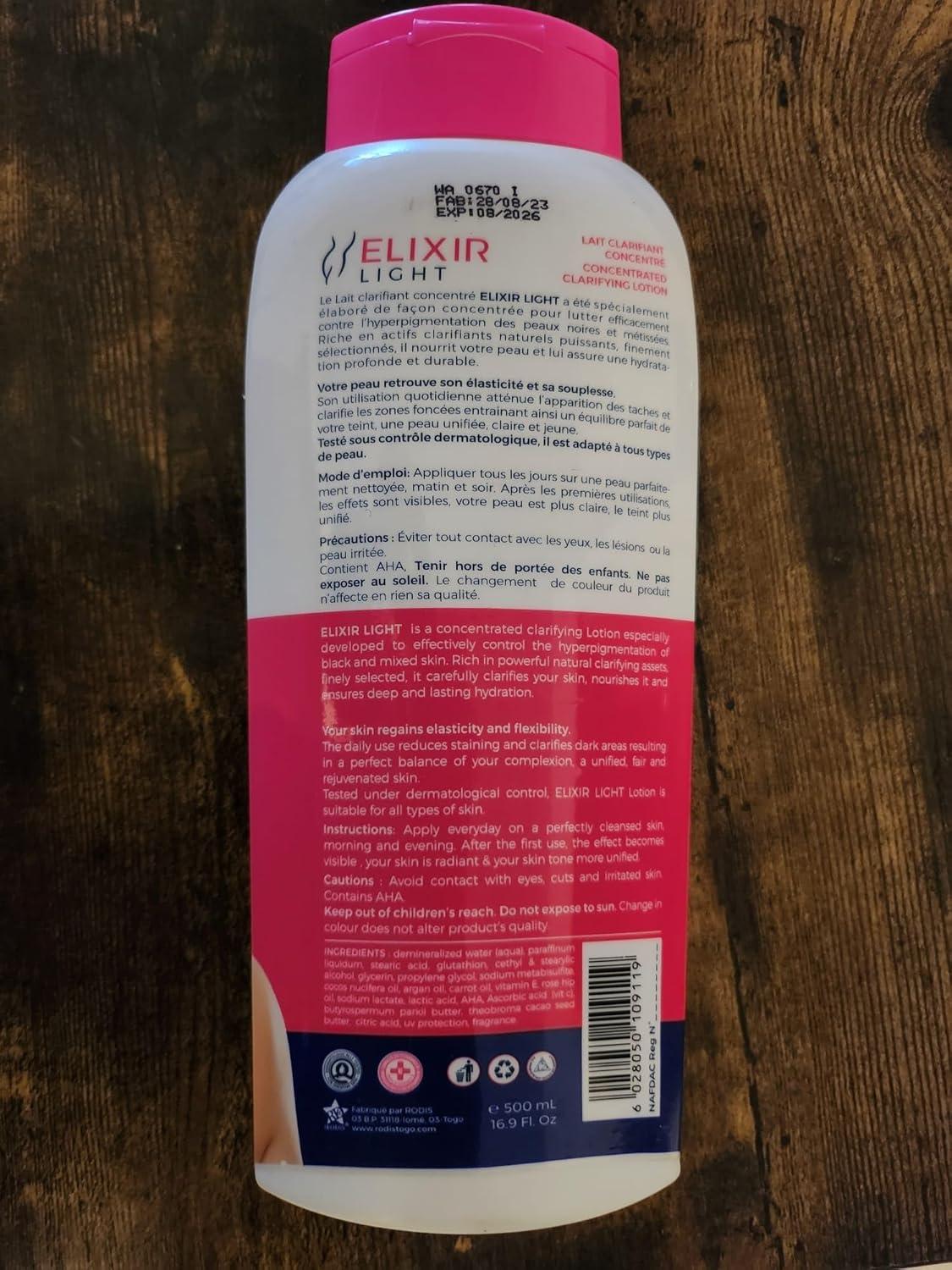 ELIXIR LIGHT gluthathion body milk | Buy Now with Express International  Delivery | GoSupps.com