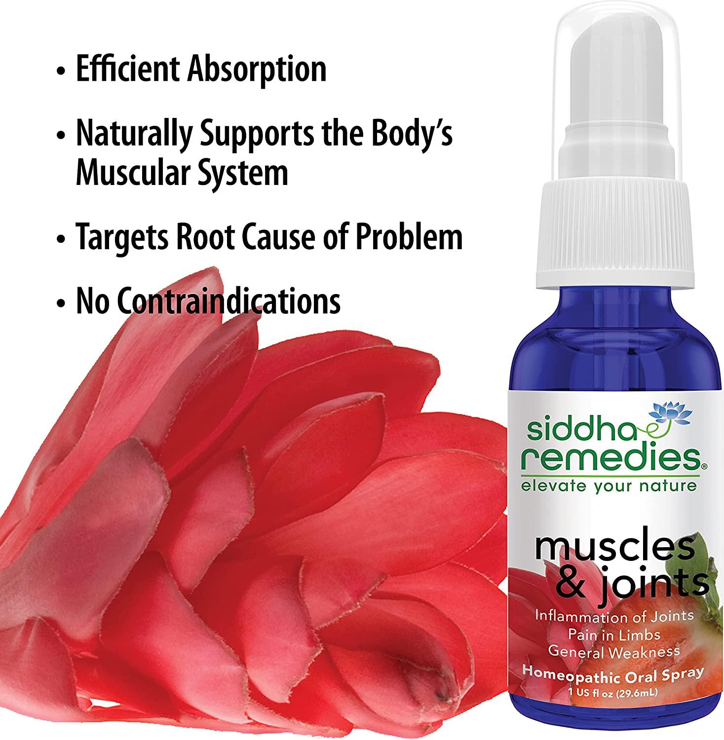 Siddha Remedies Muscles & Joints Spray 100 Natural Relief for Sore