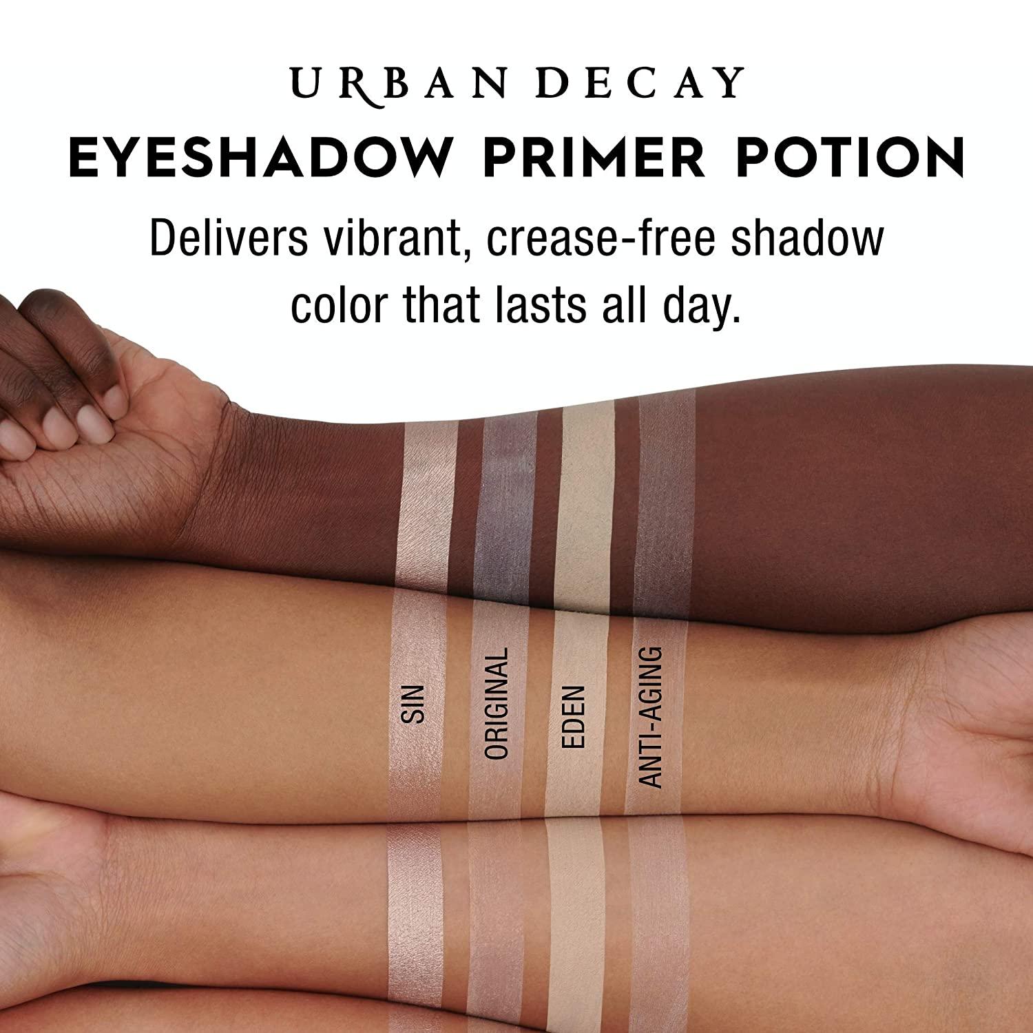 Urban Decay AntiAging Eyeshadow Primer Potion Hydrating Eye Primer Reduces the Appearance