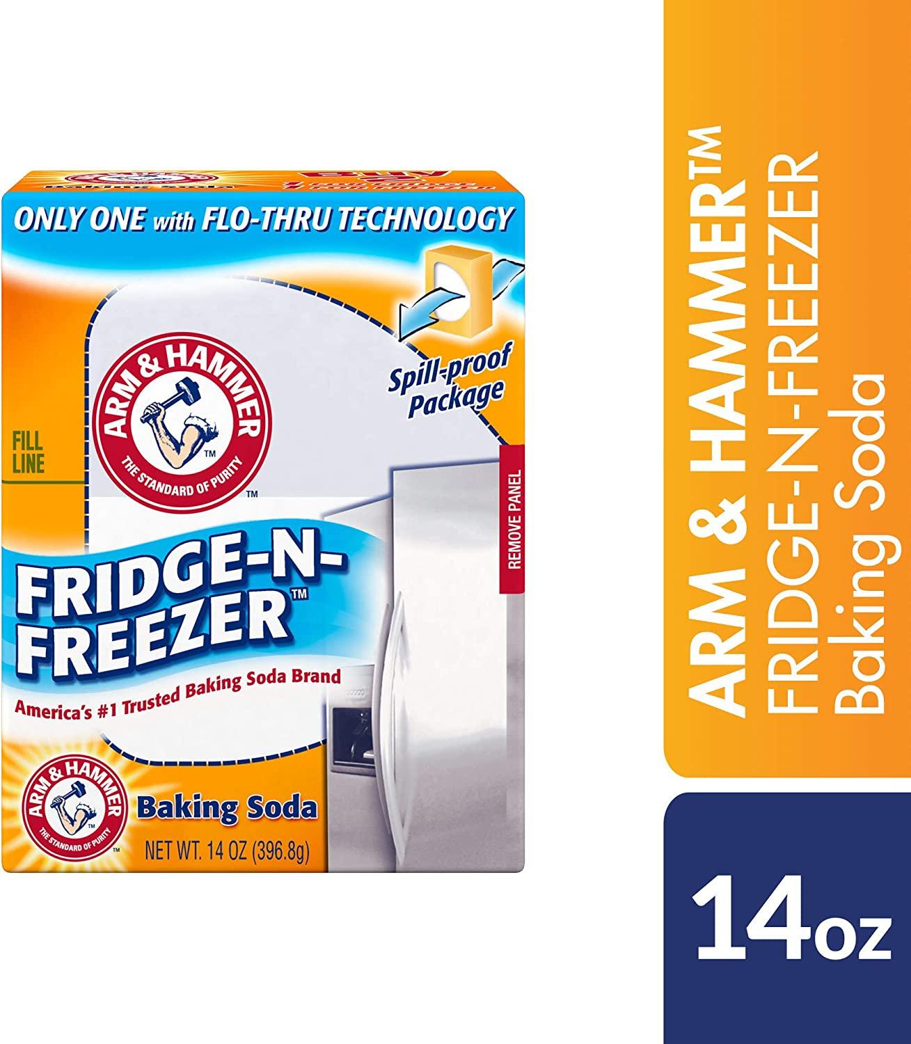 Arm & Hammer Baking Soda Fridge & Freezer Odor Absorber 14 oz