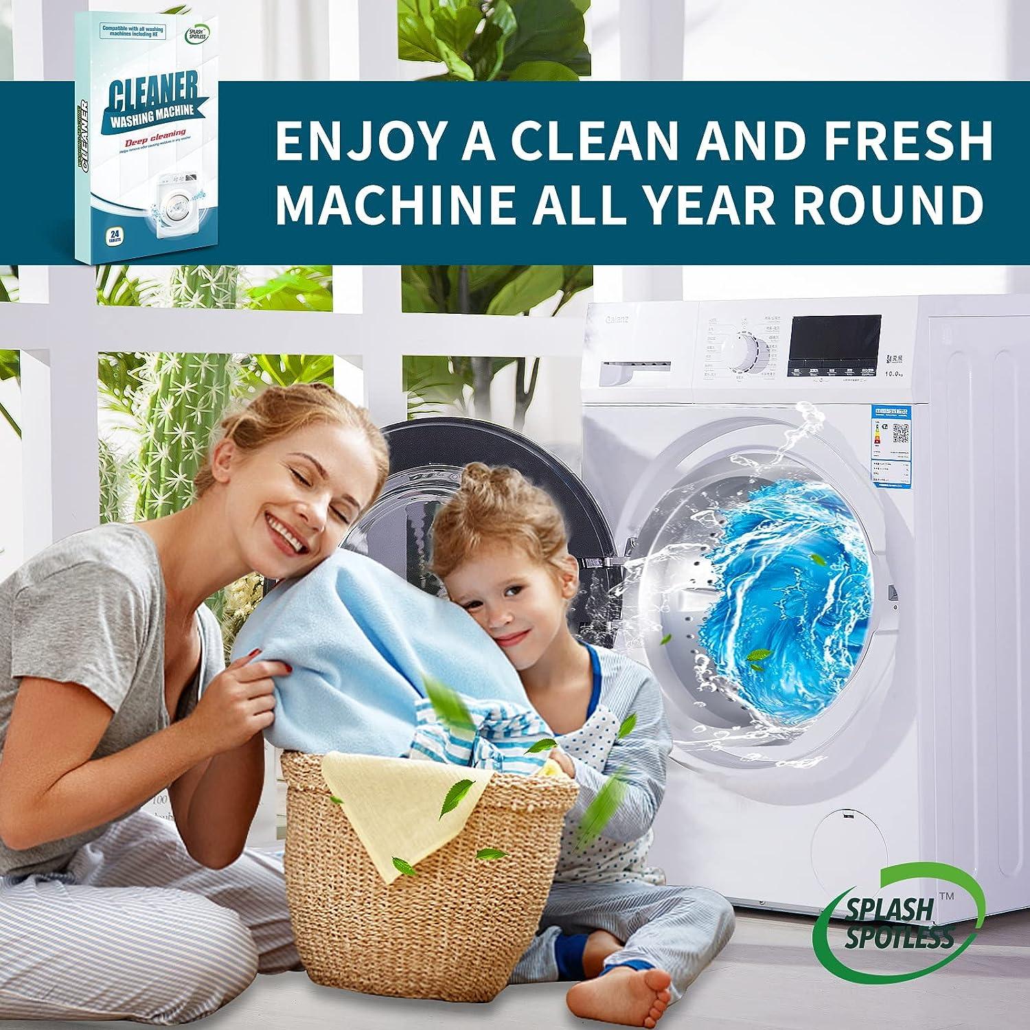 SPLASH SPOTLESS Washing Machine Cleaner Deep Cleaning for HE Top