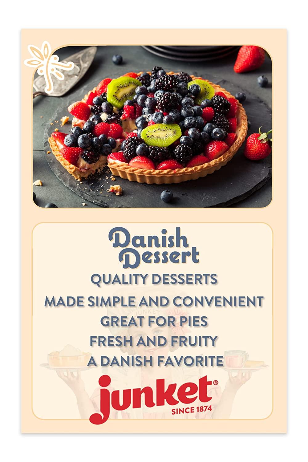 Junket Danish Dessert Raspberry Mix for Raspberry Pie Fillings