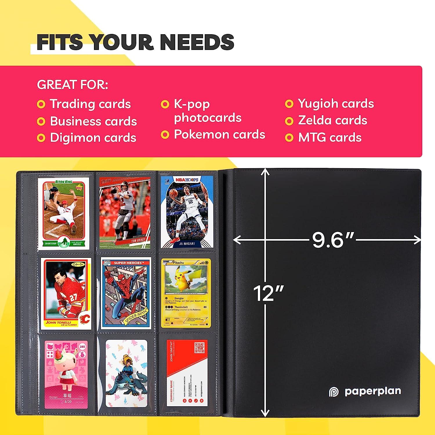 pokemon card organizer binder Amazon.com: Trading Card Binder 4 Pocket,400 Pockets Card Binder for Pokemon  Cards with Zipper,50 Sleeves Card Holder Compatible with Standard Card,Sport  Card,Game Card-Gift for Boy and Girl (4-Pockets, Red) : Toys &