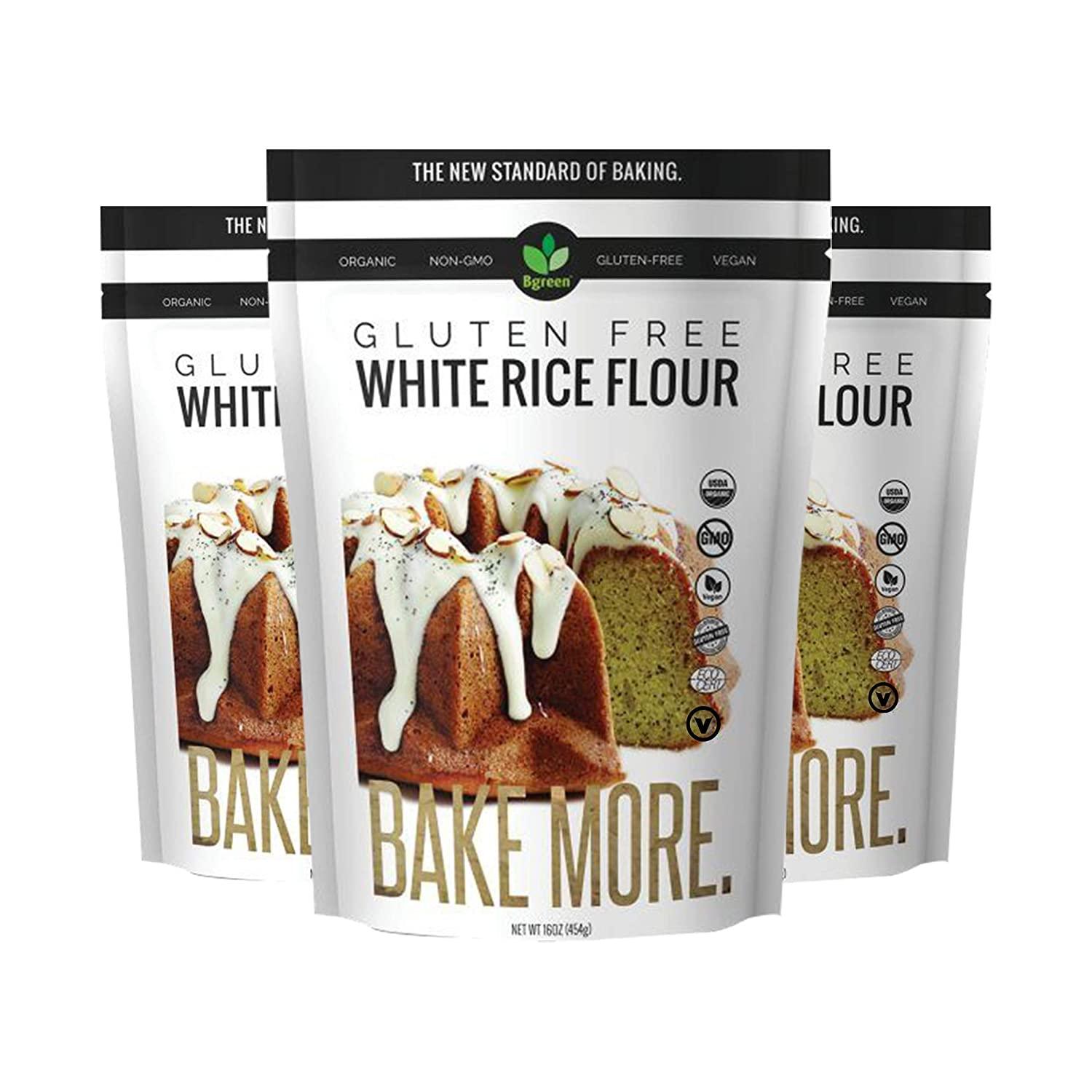 Big Green Organic Food White Rice Flour GlutenFree & Kosher for
