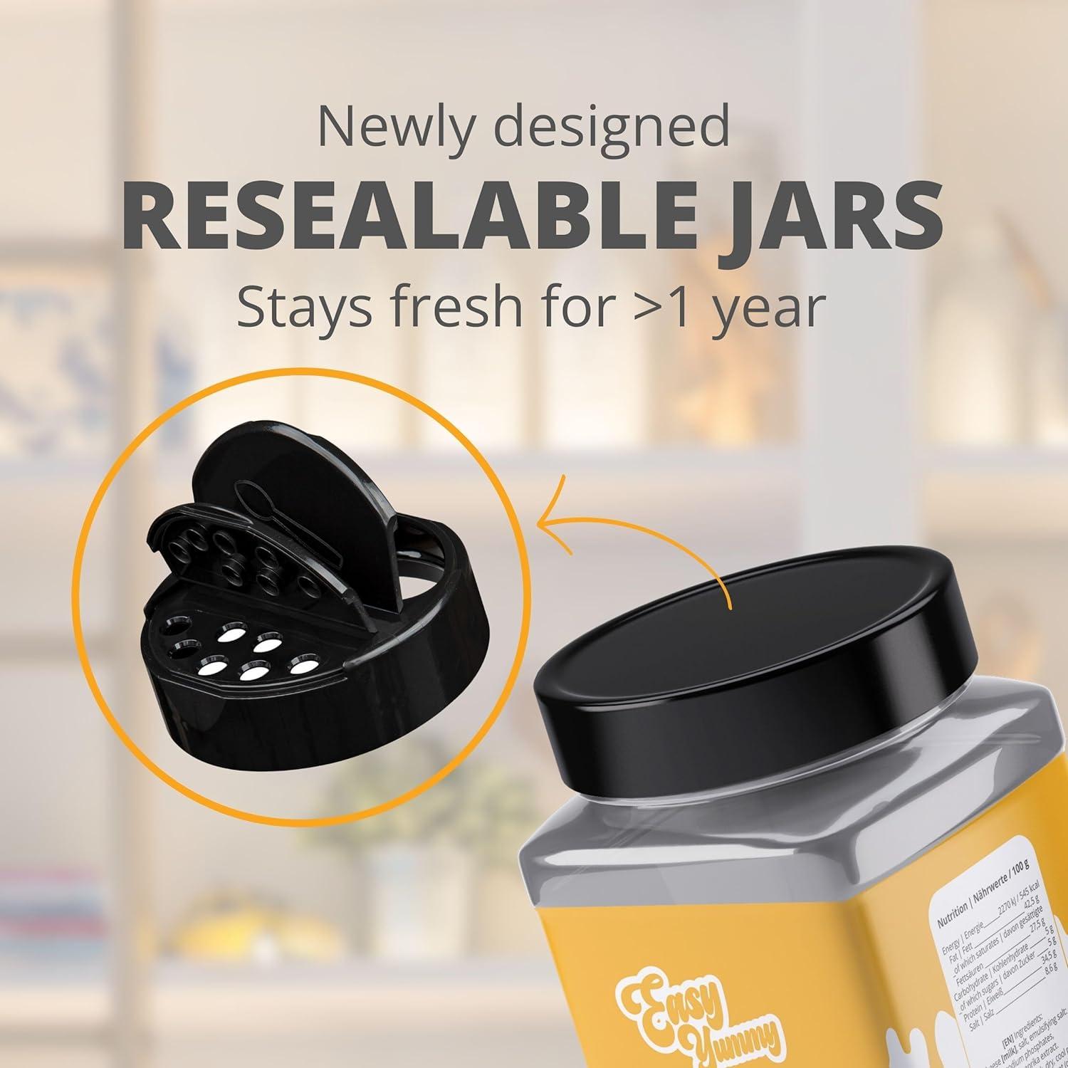 Easy Yummy Cheddar Cheese Popcorn Seasoning 300g 100 Cheddar Cheese