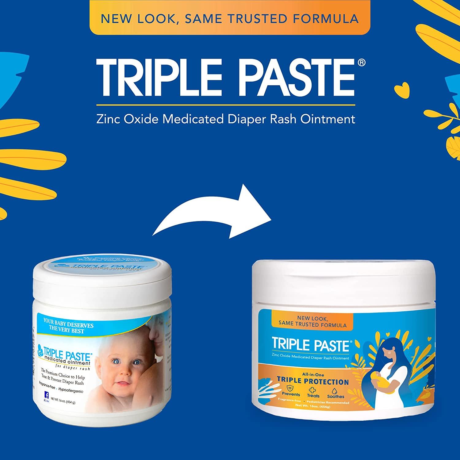 Triple Paste Baby Diaper Rash Cream (16 oz)