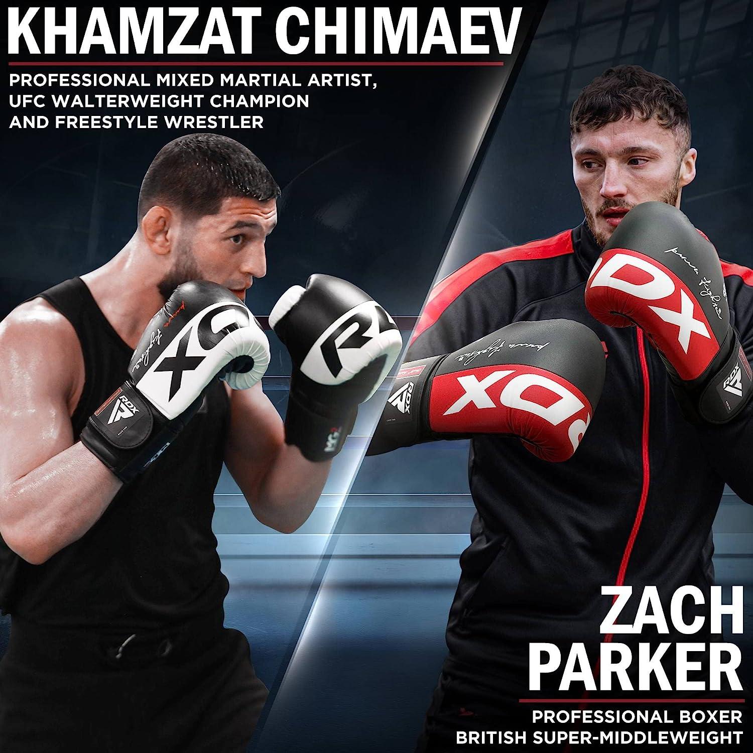 RDX Colpitori Boxe MMA Kickboxing, Maya Hide Pelle Kara Coppia Scudo Sciopero Curvo, Allenamento