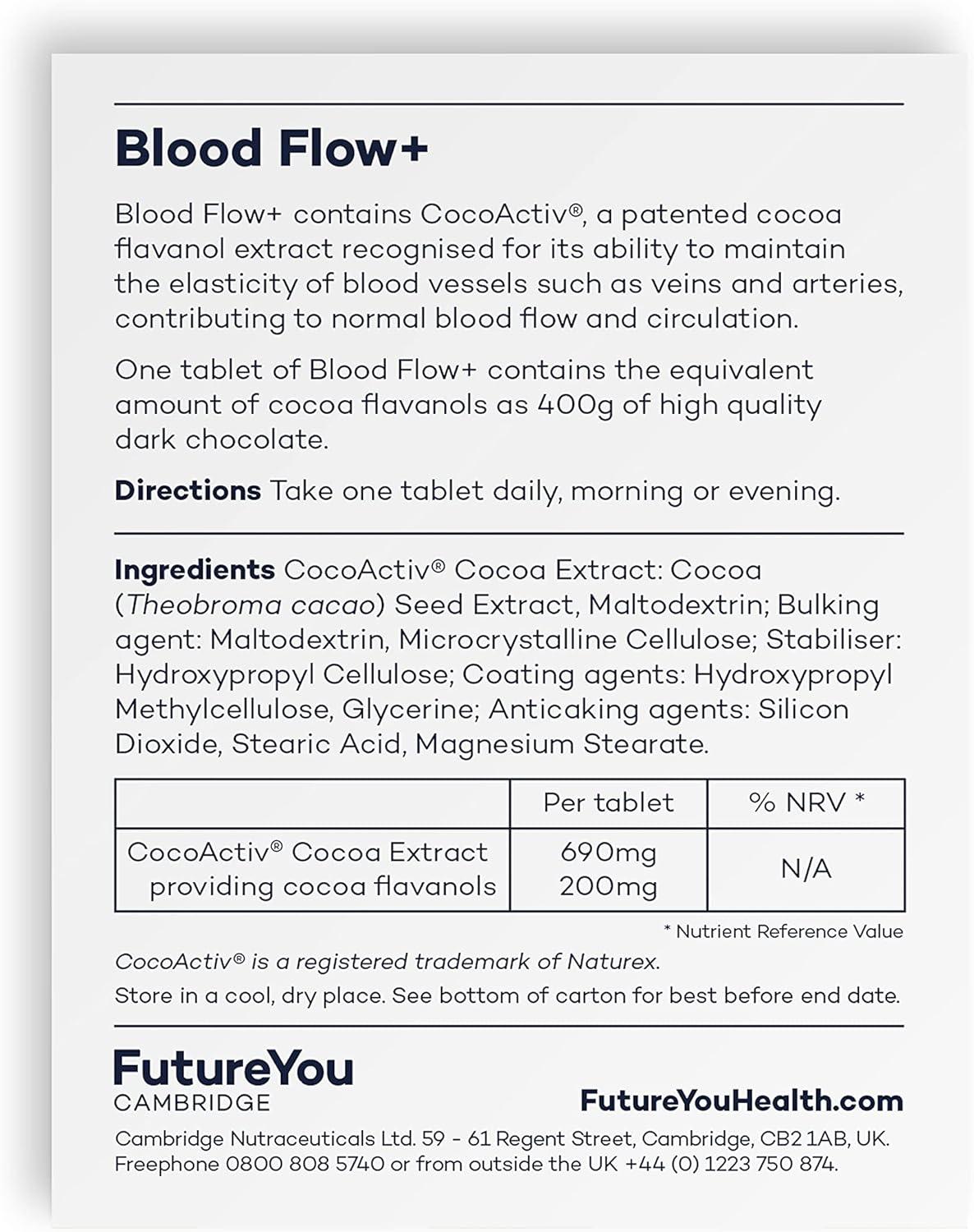 Where Can I Buy Blood Flow 7 Blood Flow+ Supplements 28 Day Supply | High Strength Cocoa Flavanols