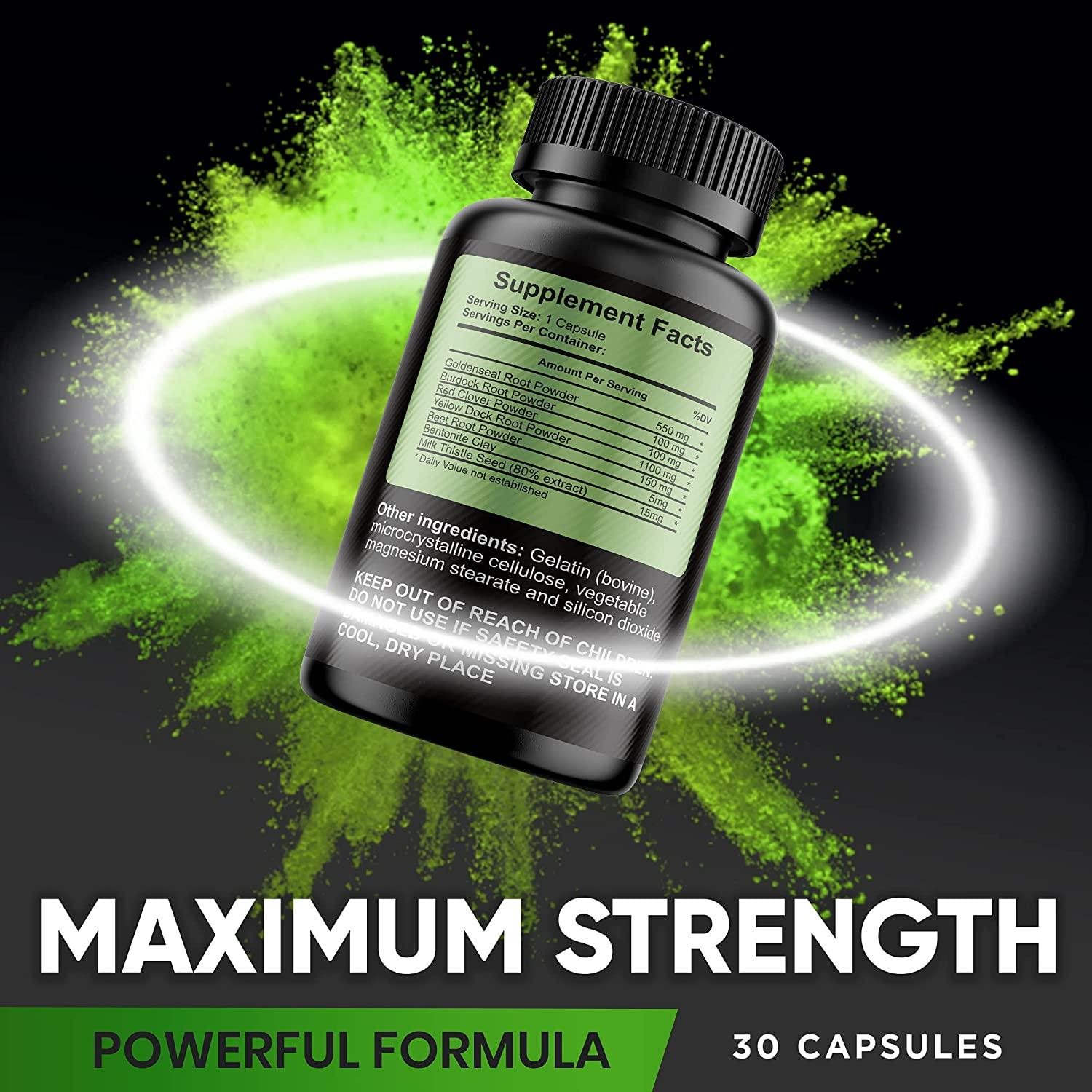 CANNAFIELD Detox and Liver Cleanse USA Made 5Days Detox Natural