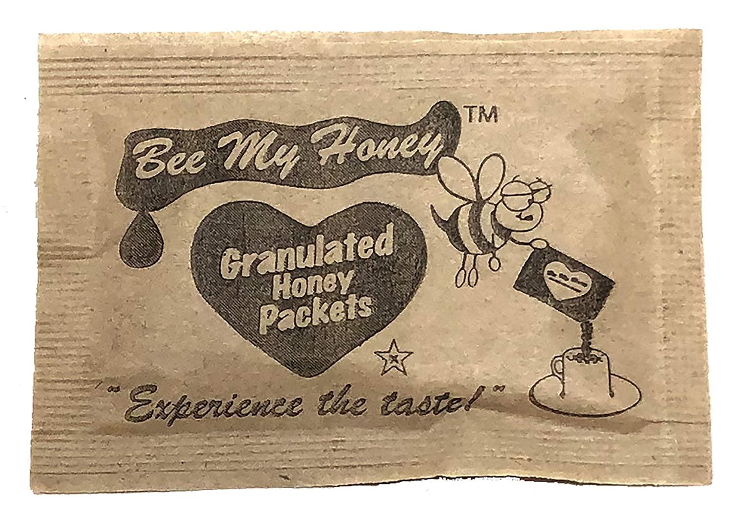 Bee My Honey Pure Granulated Honey Packets Individual Honey Crystal