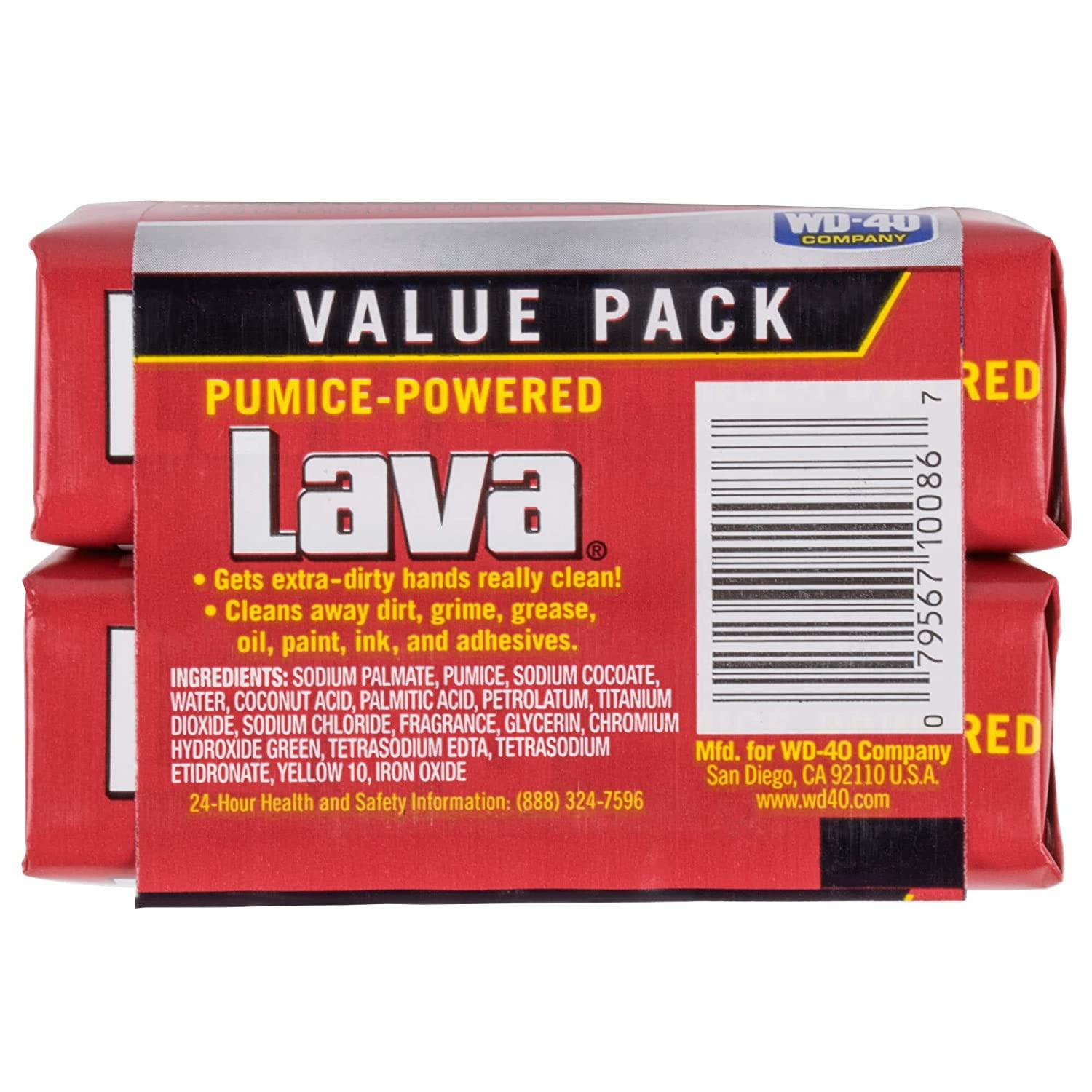 Lava Heavy Duty Washing Scrub Moisturizing Hand Soap Case of 24 Bars