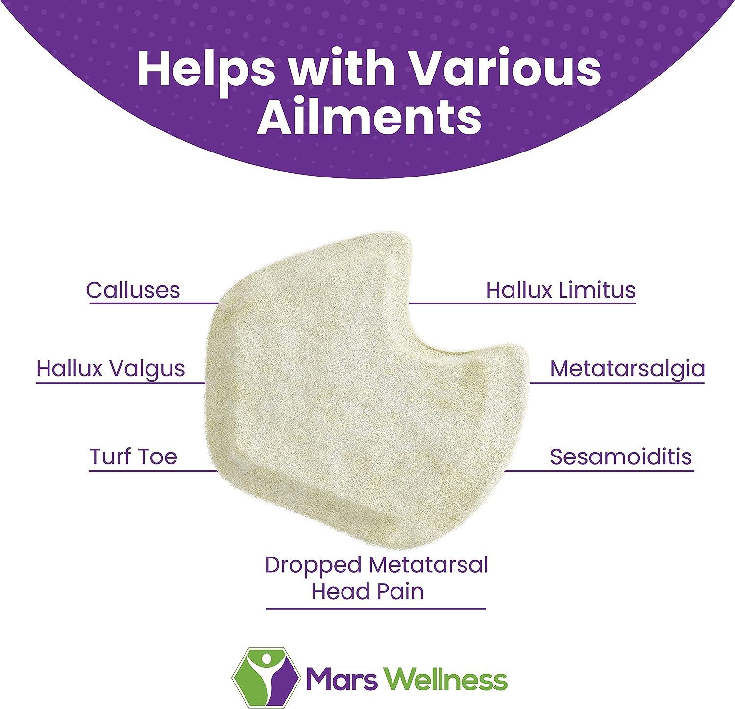 Premium Dancers Pads for Ball of feet Pain Sesamoiditis Pads 1/4