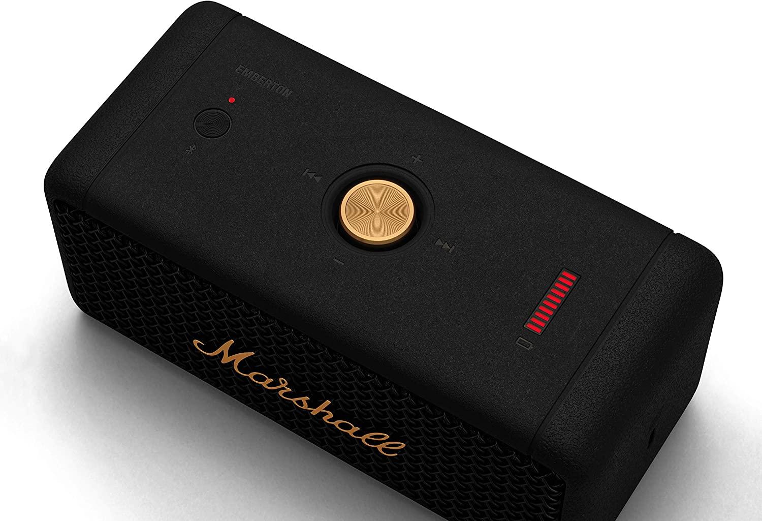 ✨美品✨Marshall EMBERTON Bluetooth speaker Emberton Makes A Splash With A Big Marshall Sound From Little