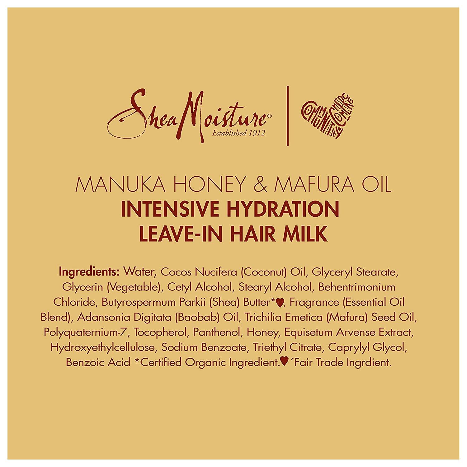 SheaMoisture Manuka Honey & Mafura Oil Hair Milk 8 oz