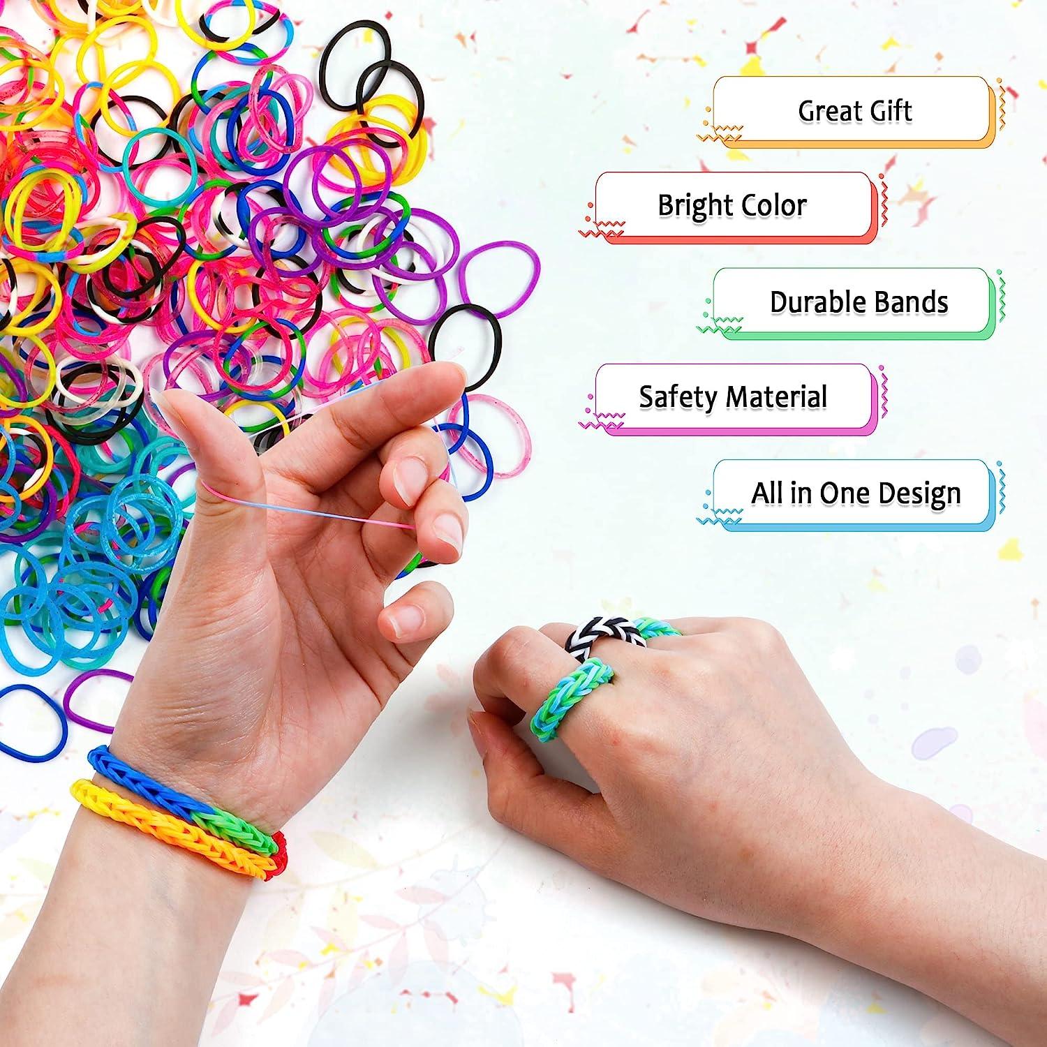 Funny Colorful Loom DIY Band Rubber Ring Rubber Band Bracelet Gadget -  Assorted Color: http://www.ti… | Diy rubber band bracelet, Rubber band  bracelet, Cute jewelry