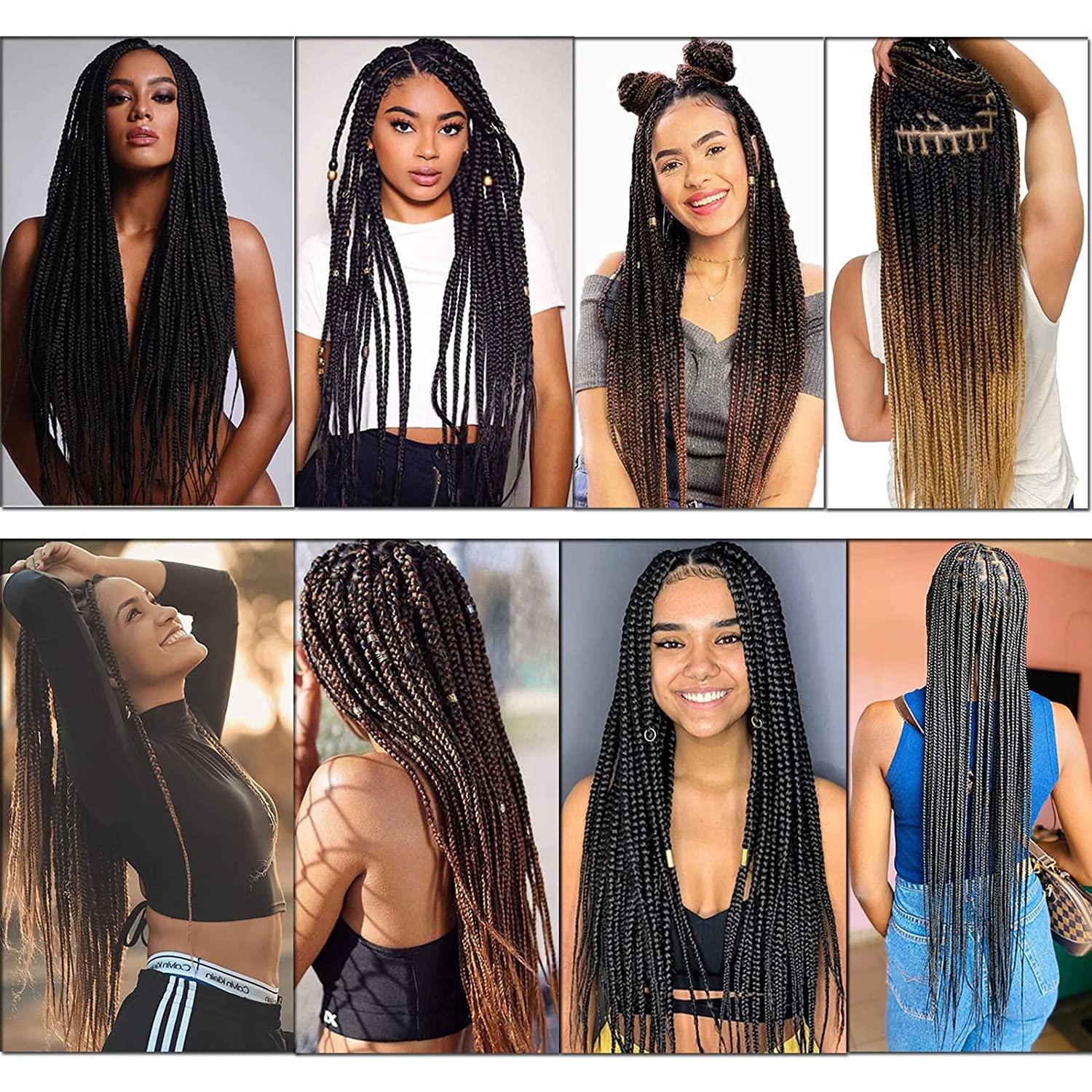 26 Pre Stretched Braiding Hair 6 Pack Yaki Braiding Hair for Braids