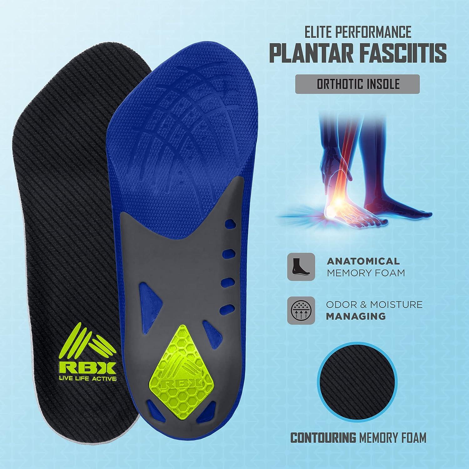 Elite Performance Plantar Rbx Orthotic Insole Arch Support Avia