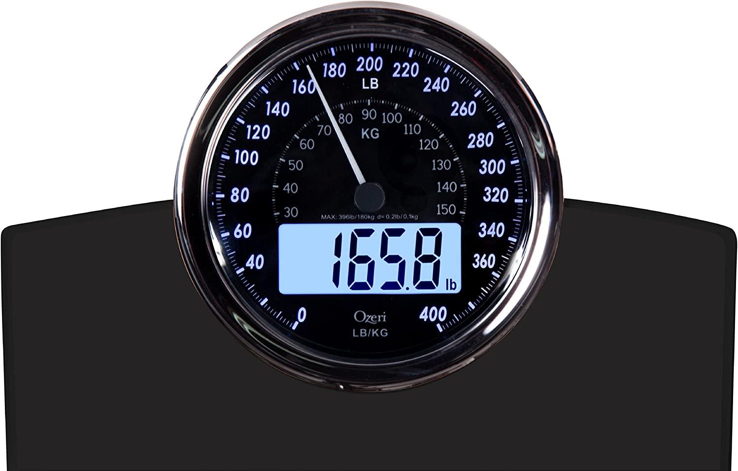 Ozeri Rev 400 lbs Bathroom Scale with ElectroMechanical Weight Dial