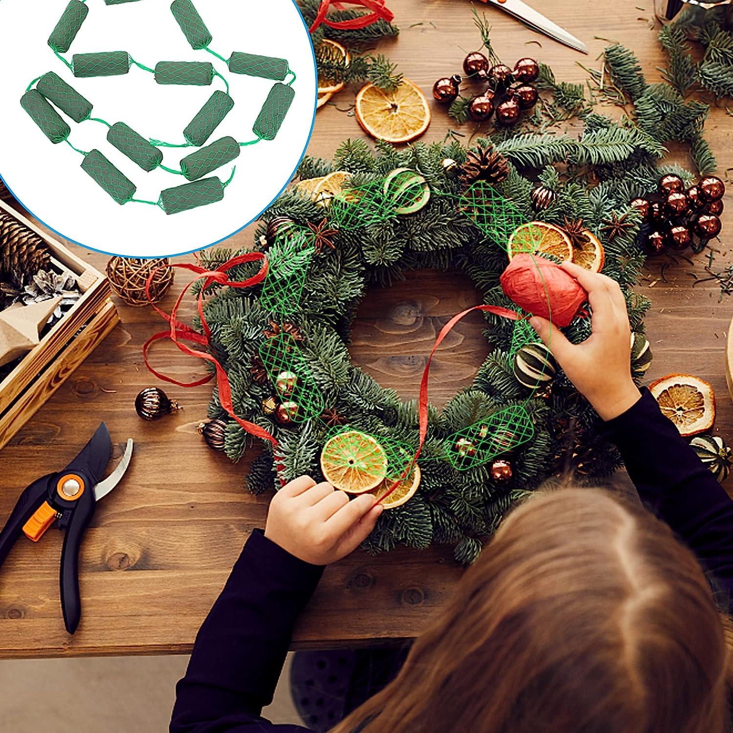 9.2Ft Floral Foam Garland for Flowers,14 Piece Flower Sponge Blocks Kit