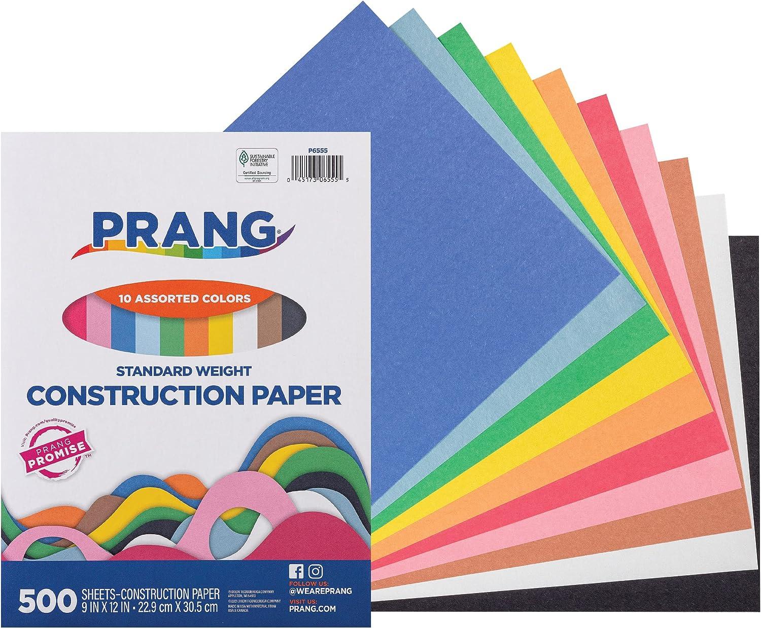 Pacon Drawing Paper, White, Standard Weight, 9 x 12, 500 Sheets