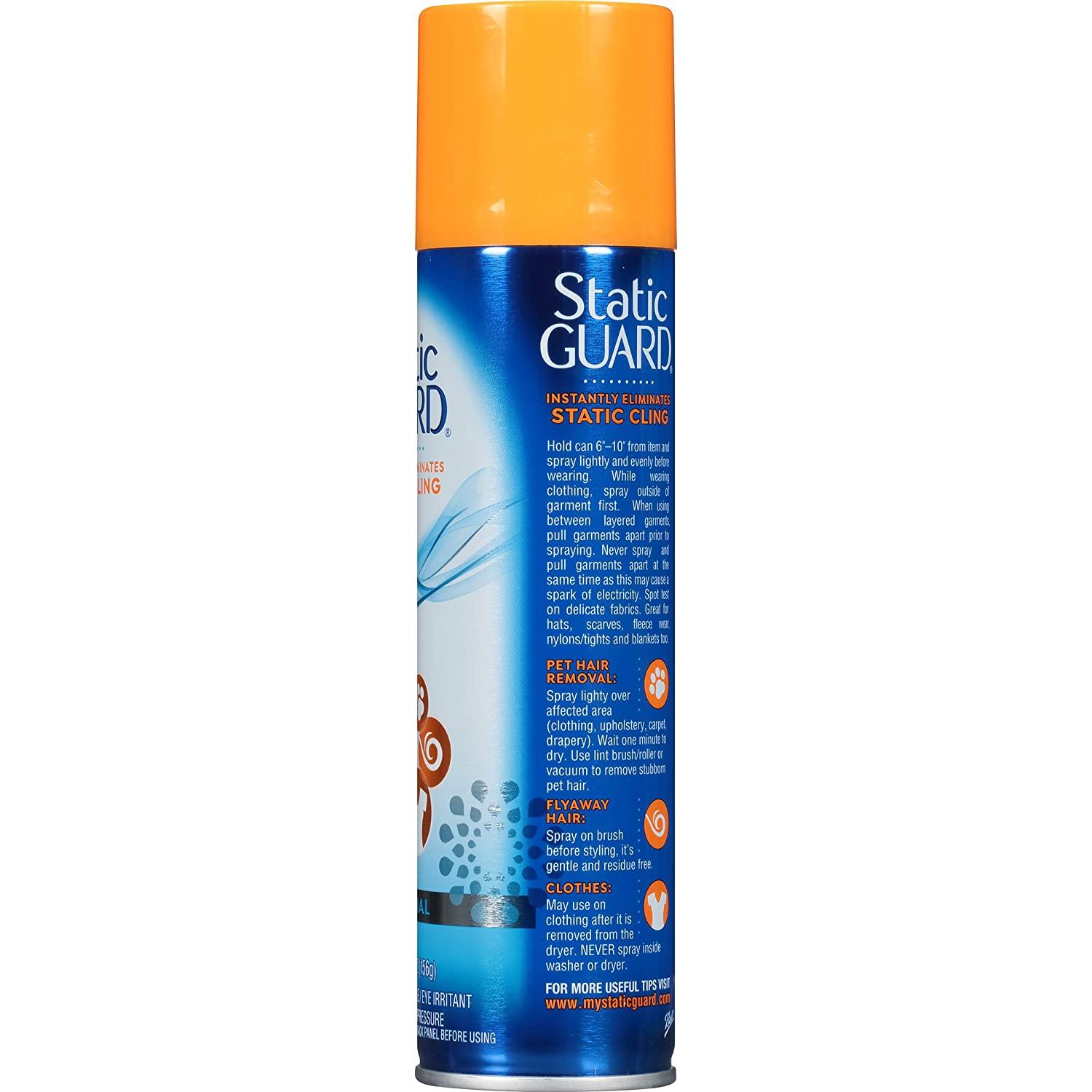 Static Guard Spray-5.5 oz. (Pack of 3), 3 Pack, 16 Ounce 