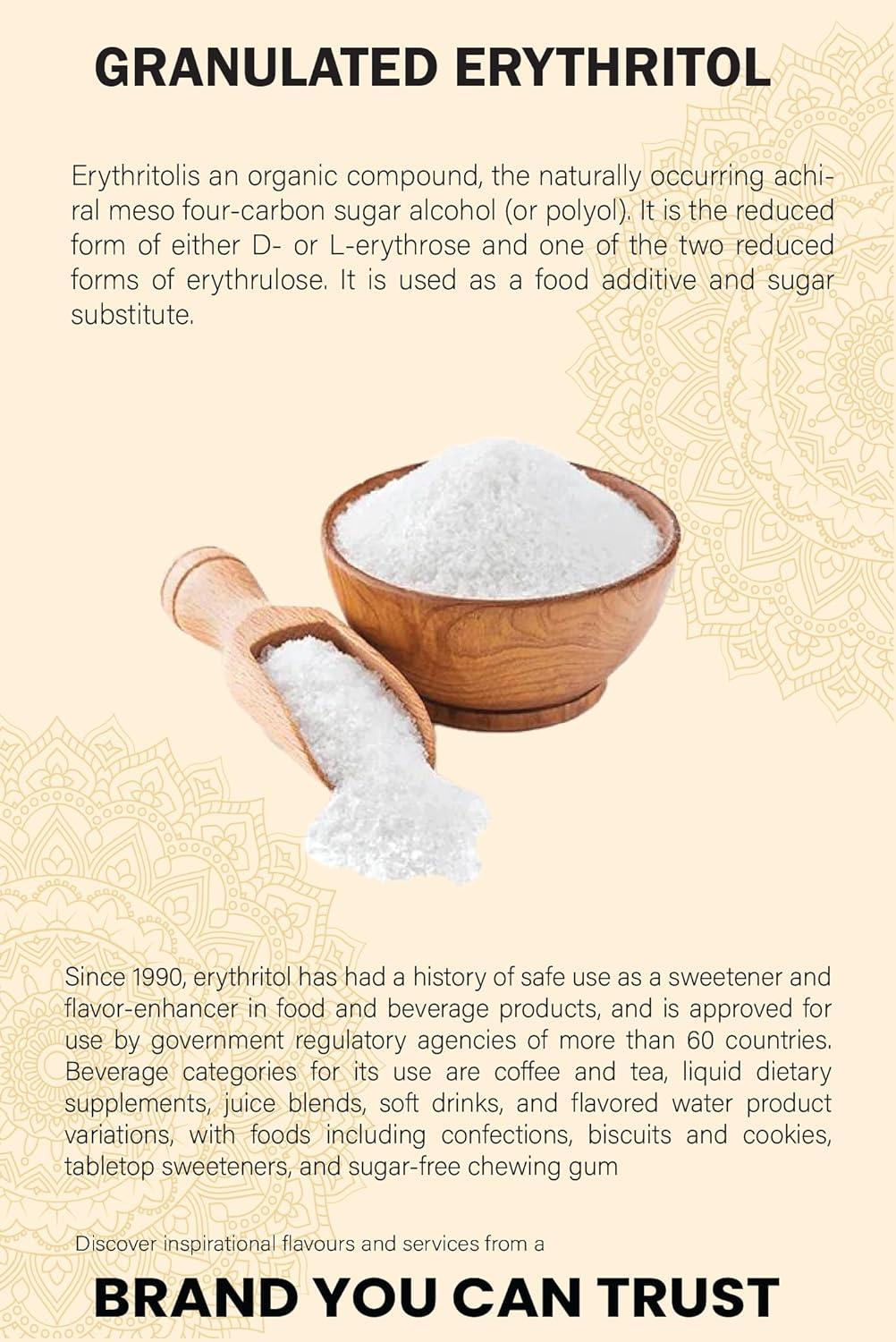 Granulated 1kg Erythritol Powdered Erythritol 1kg 500g Erythritol