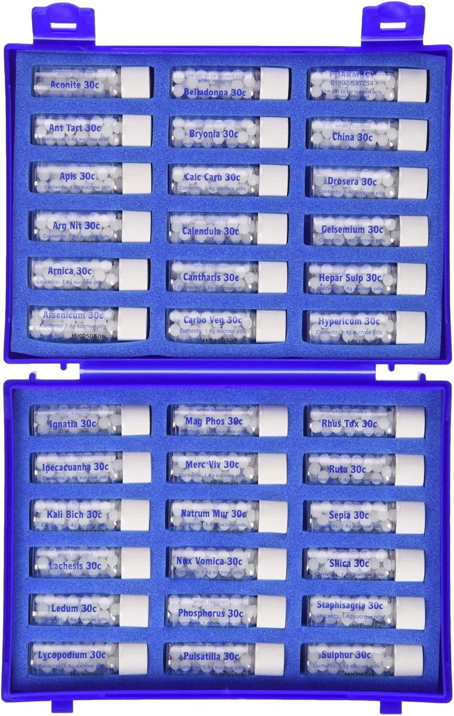 Helios Homeopathy 36 Homeopathic Remedy Deluxe Family Kit