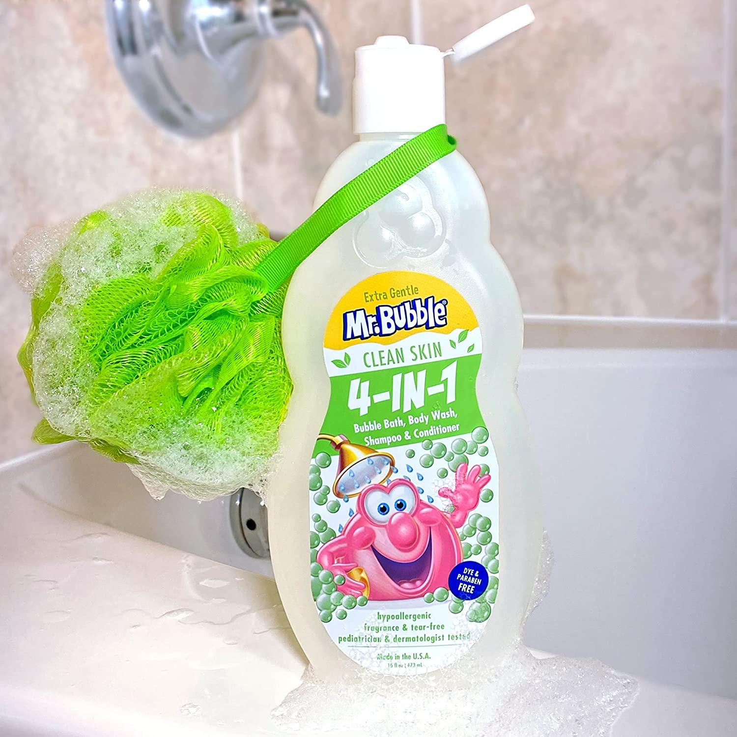 Mr. Bubble Kids Extra Gentle 4in1 Body Wash, Shampoo, Conditioner